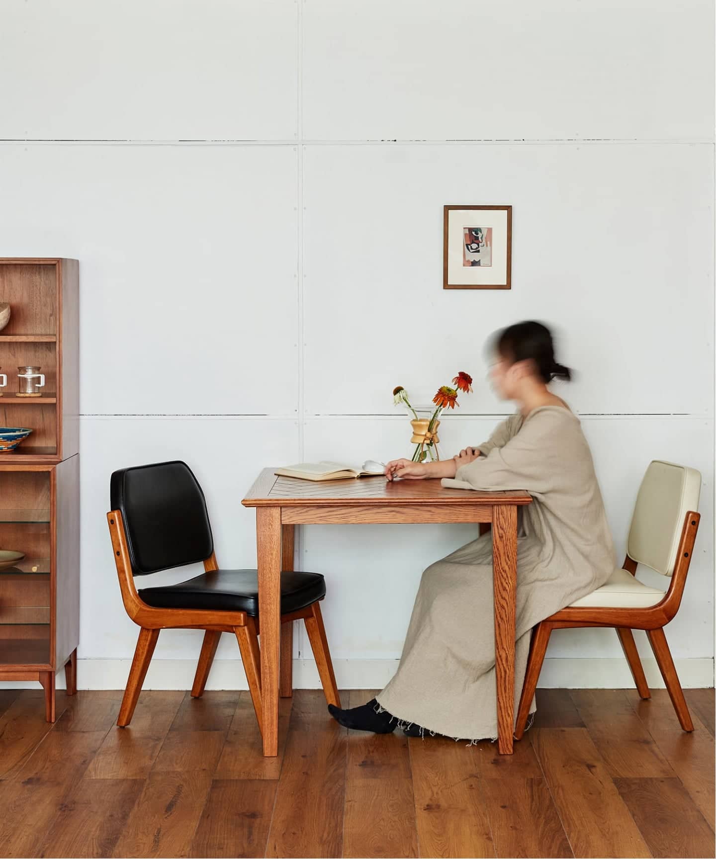 予約》《大型商品》WARNER DINING TABLE-S herringbone ワーナー