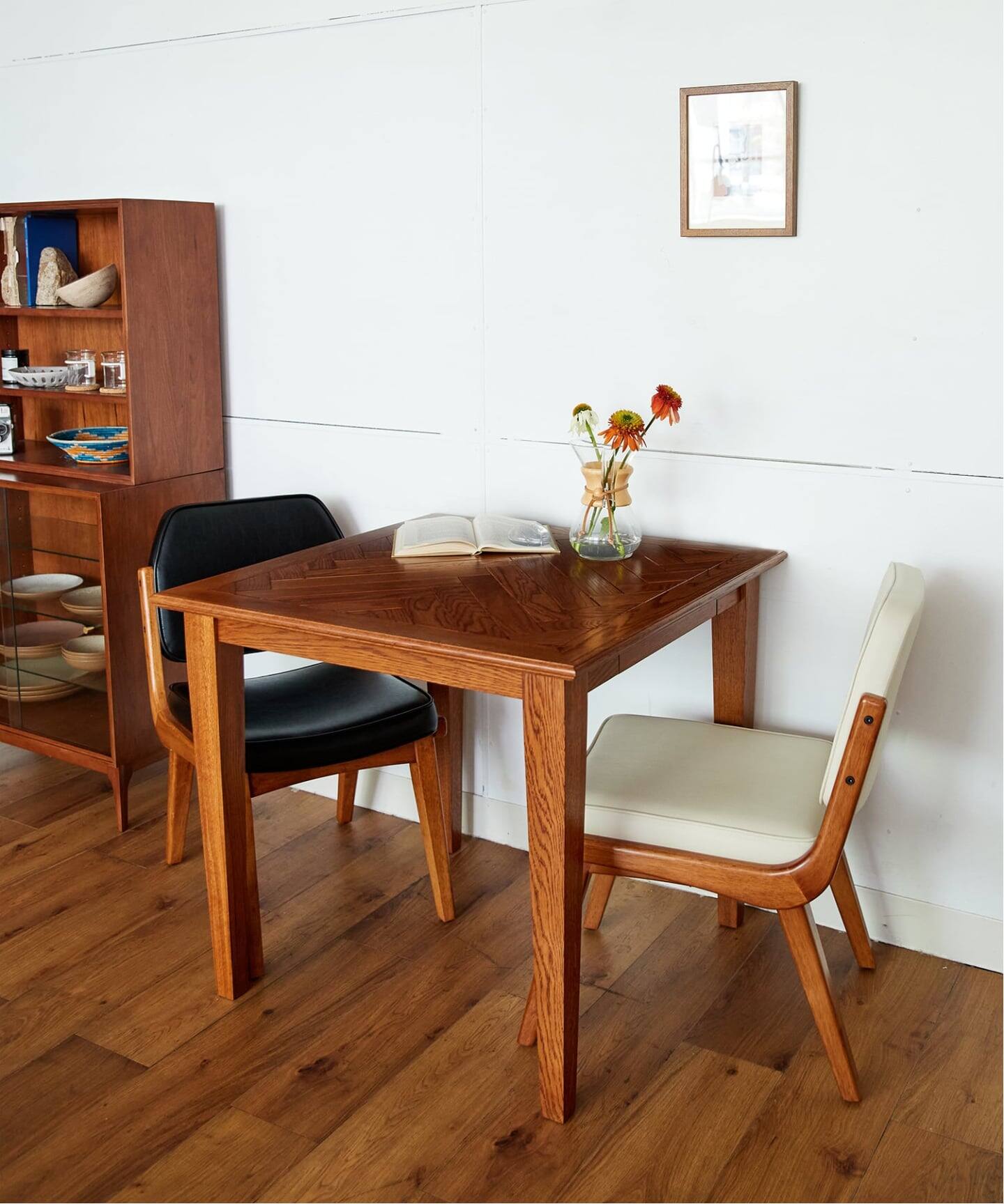 予約》《大型商品》WARNER DINING TABLE-S herringbone ワーナー