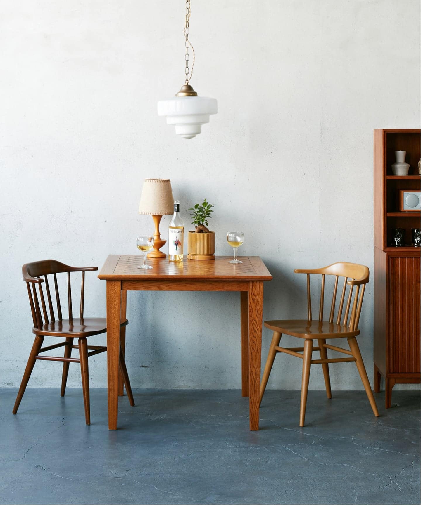 予約》《大型商品》WARNER DINING TABLE-S herringbone ワーナー