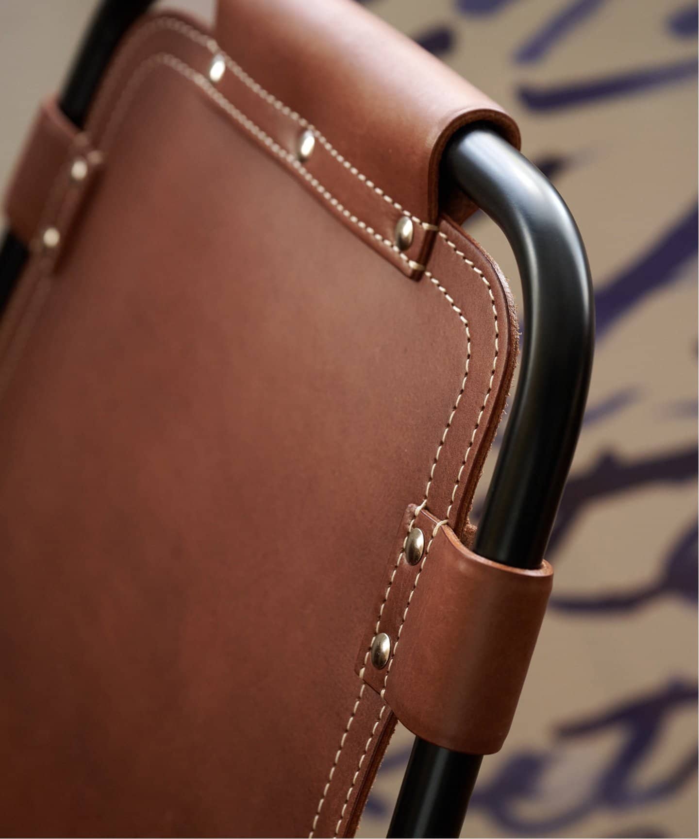 大型商品》【SYOTYL/ショテイル】 LC-01 BK frame/BR チェア（チェア