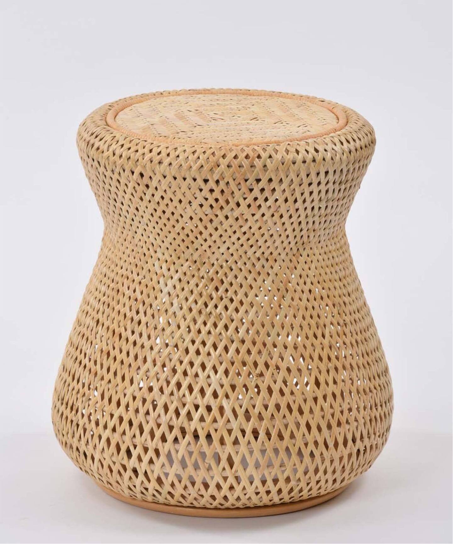 大型商品》【Sunflower Rattan/サンフラワーラタン】RATTAN STOOL