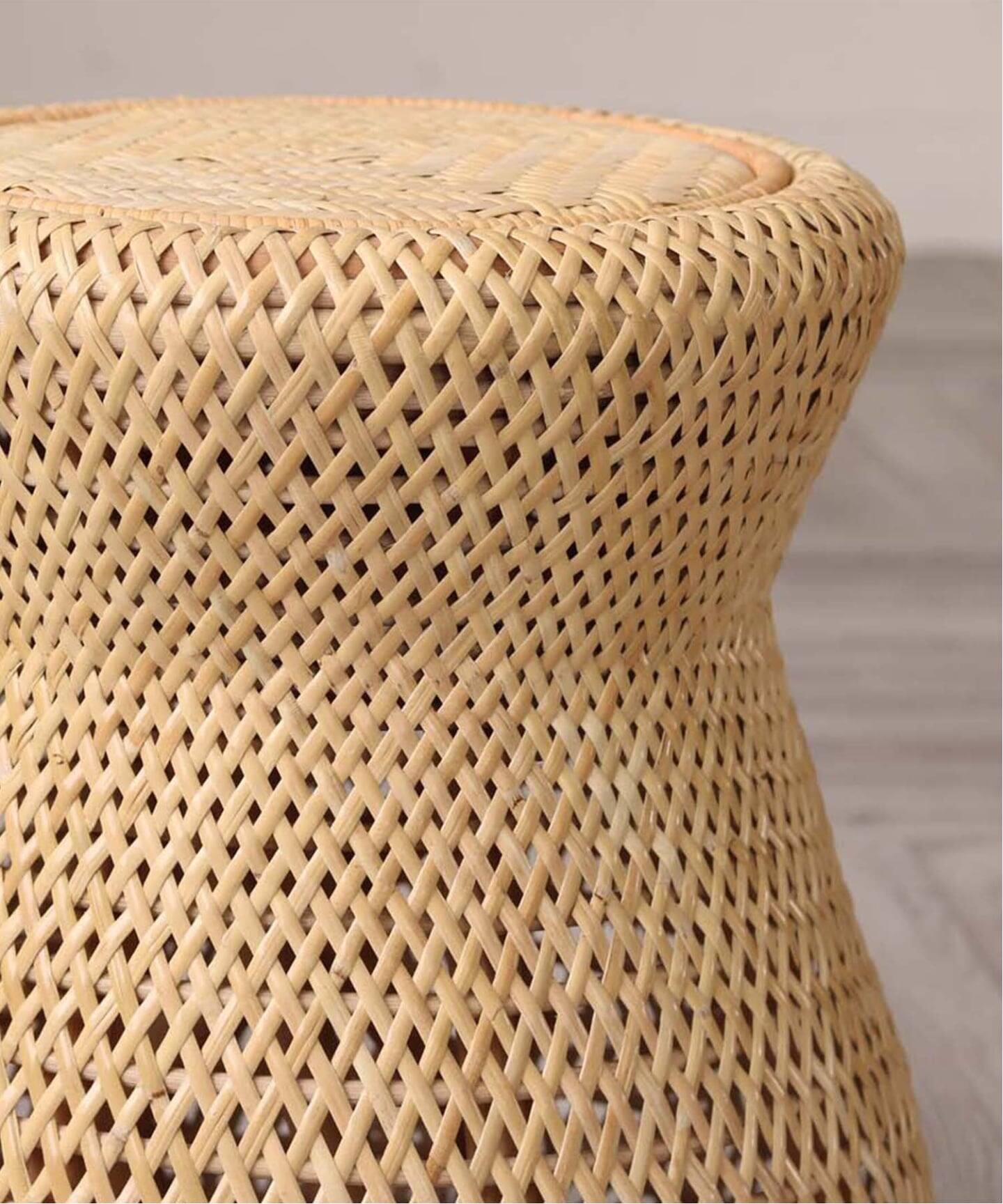 大型商品》【Sunflower Rattan/サンフラワーラタン】RATTAN STOOL