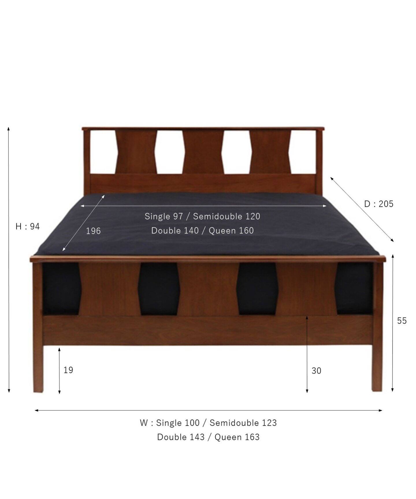 大型商品》BROOKS BED_single ブルックスベッド シングルサイズ