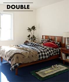 大型商品》BROOKS BED_double ブルックスベッド ダブルサイズ（ベッド 