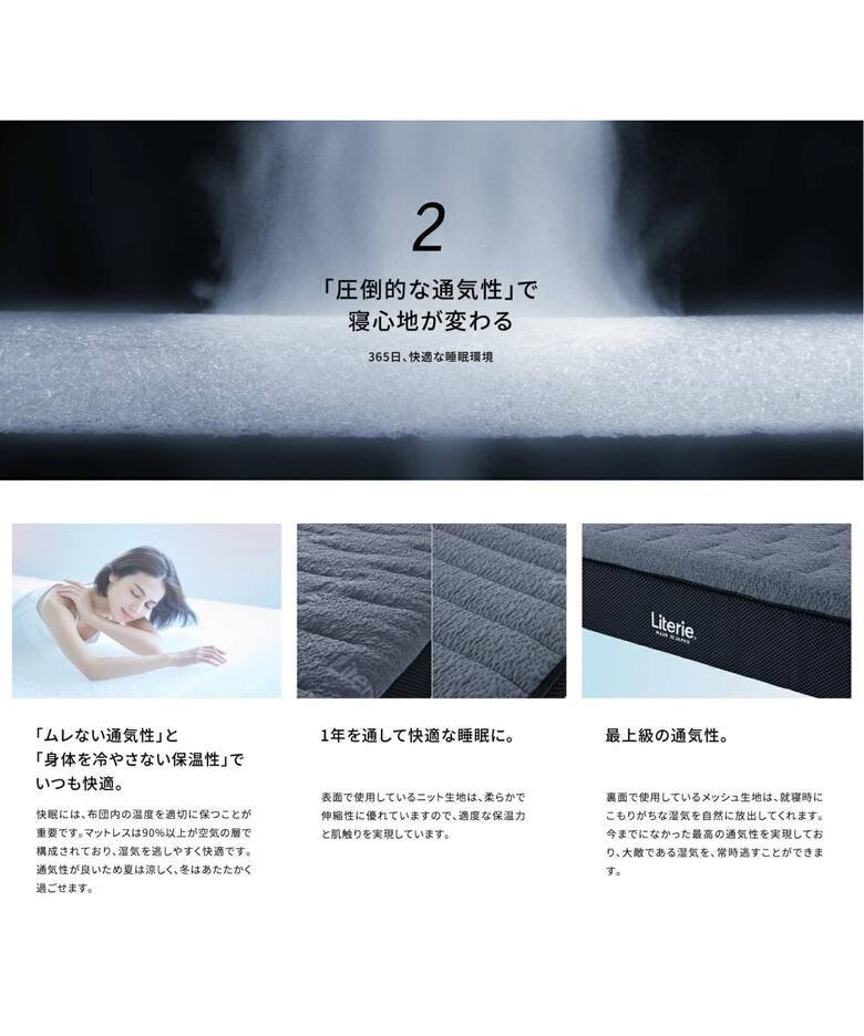 大型商品 Literie リテリー アスリートマックス マットレス ピロートップ25 SD ベッド ACME Furniture アクメ ファニチャー の通販