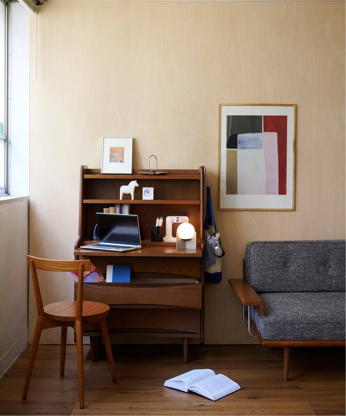 大型家具》AROS WRITING BUREAU ライティングビューロー（収納家具