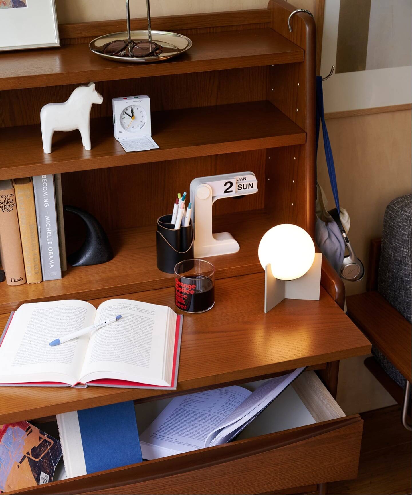 大型家具》AROS WRITING BUREAU ライティングビューロー（収納家具