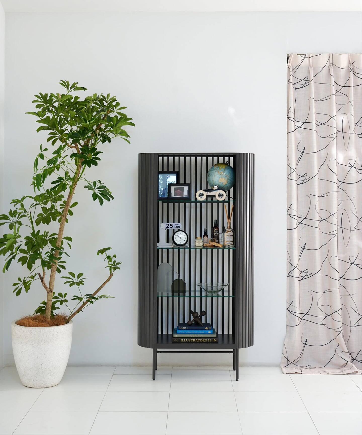 大型商品》HOLTE BOOK SHELF L charcoal ホルテ ブックシェルフ（収納