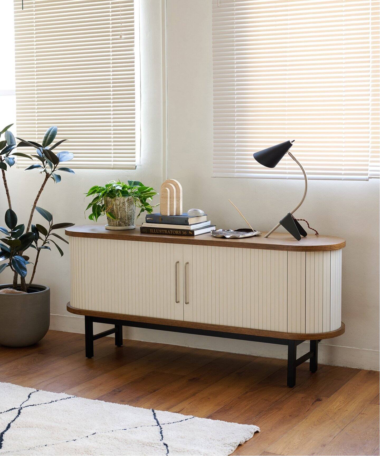大型商品》ANOR SIDE BOARD white アノール サイドボード（収納家具 