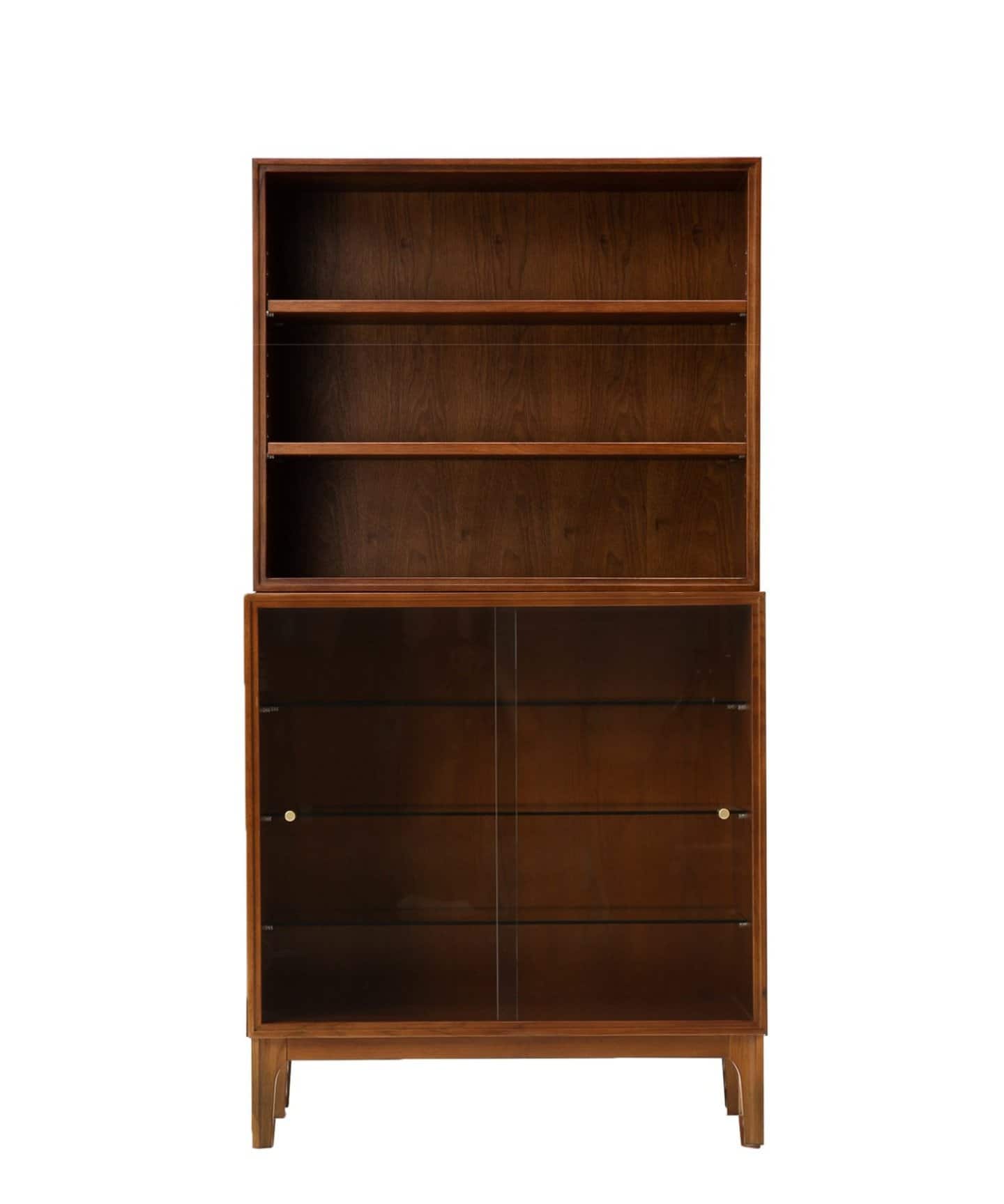大型商品》BROOKS SMALL GLASS SHELF 2 ブルックス ガラス シェルフ
