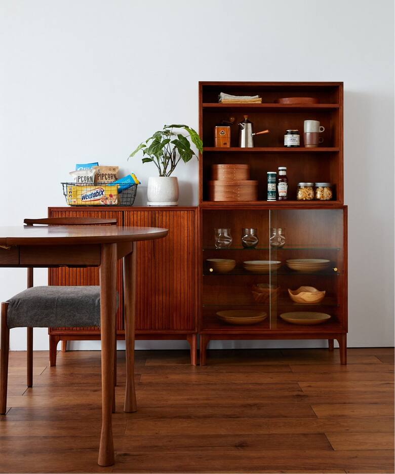 大型商品》BROOKS SMALL GLASS SHELF 2 ブルックス ガラス シェルフ 