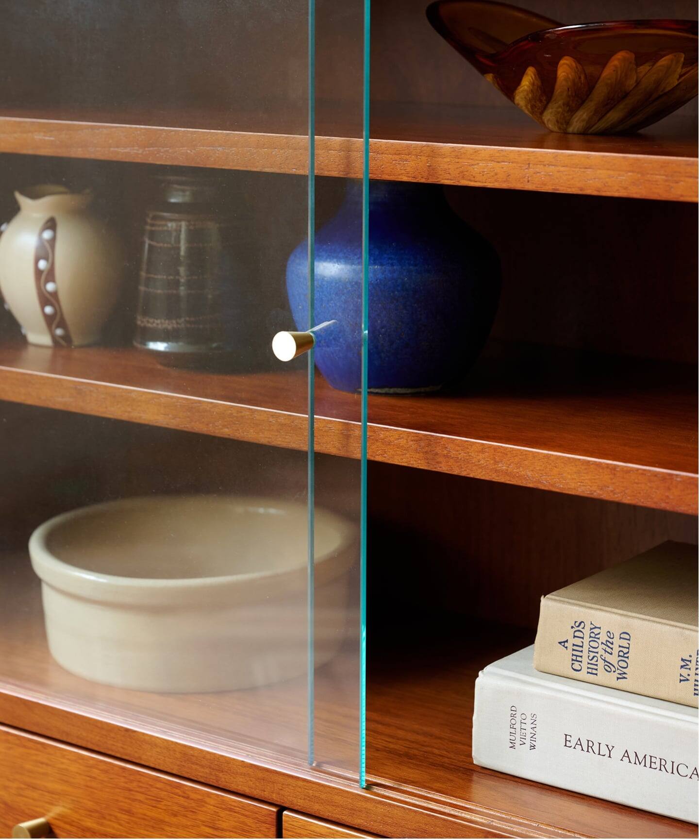 大型商品》BROOKS SMALL STACKING GLASS SHELF スタッキング シェルフ