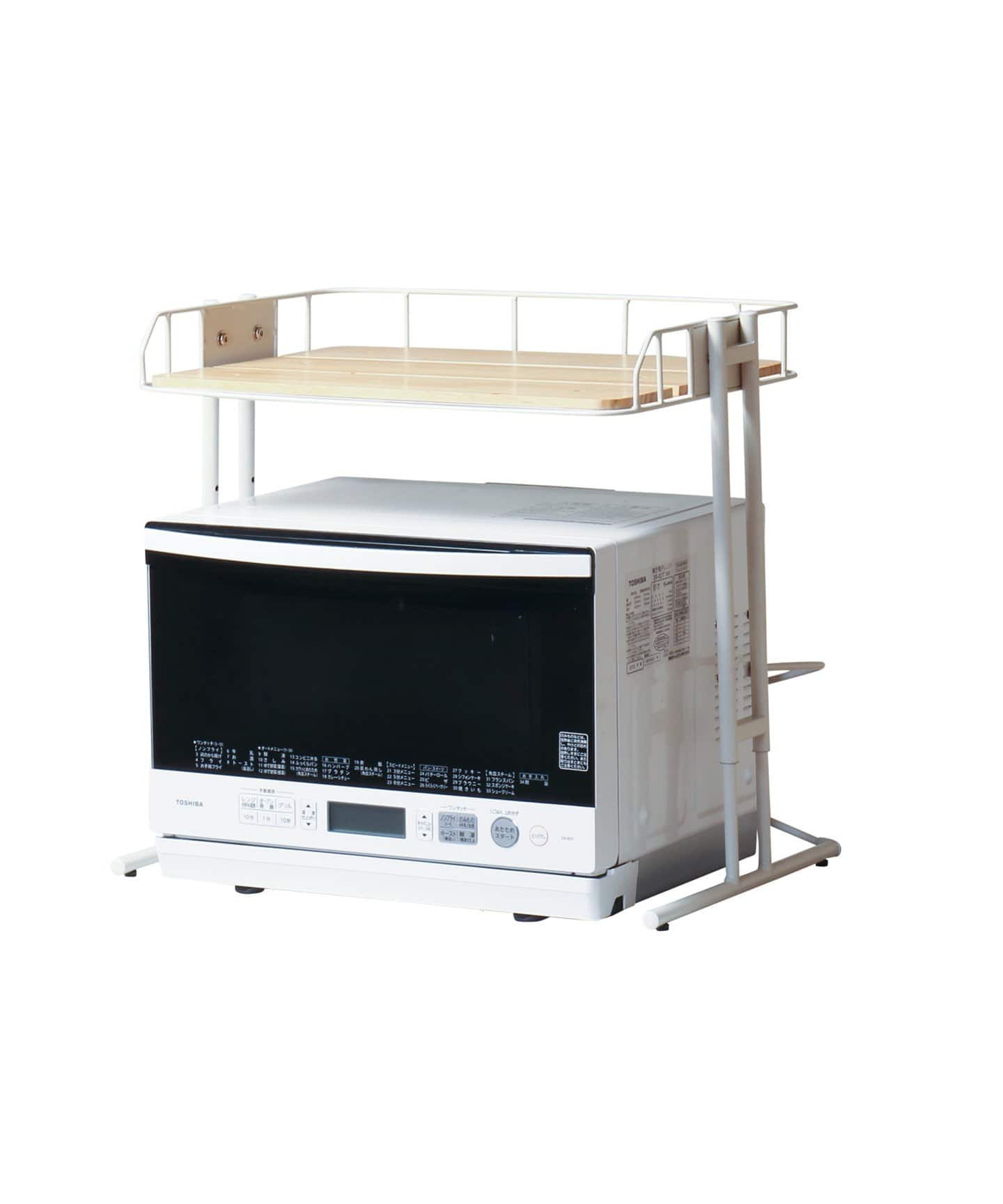 ジャーナルスタンダードファニチャー 電子レンジ 収納ラック マットブラック 黒 WEB限定》【Mash/マッシュ】BY cage microwave rack レンジラック