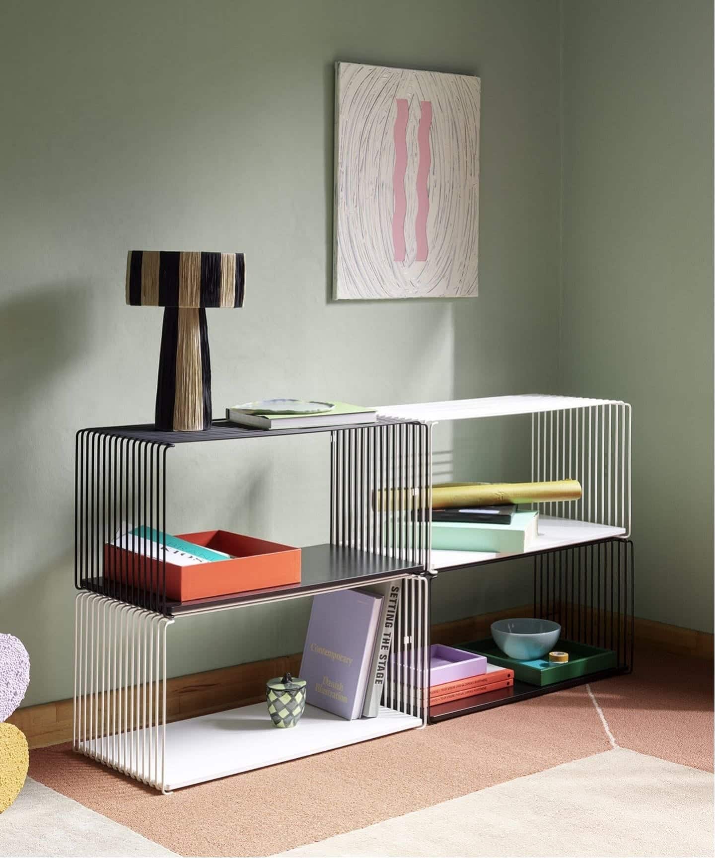 Montana/モンタナ】Panton Wire Inlay Shelf Double 棚板（収納家具