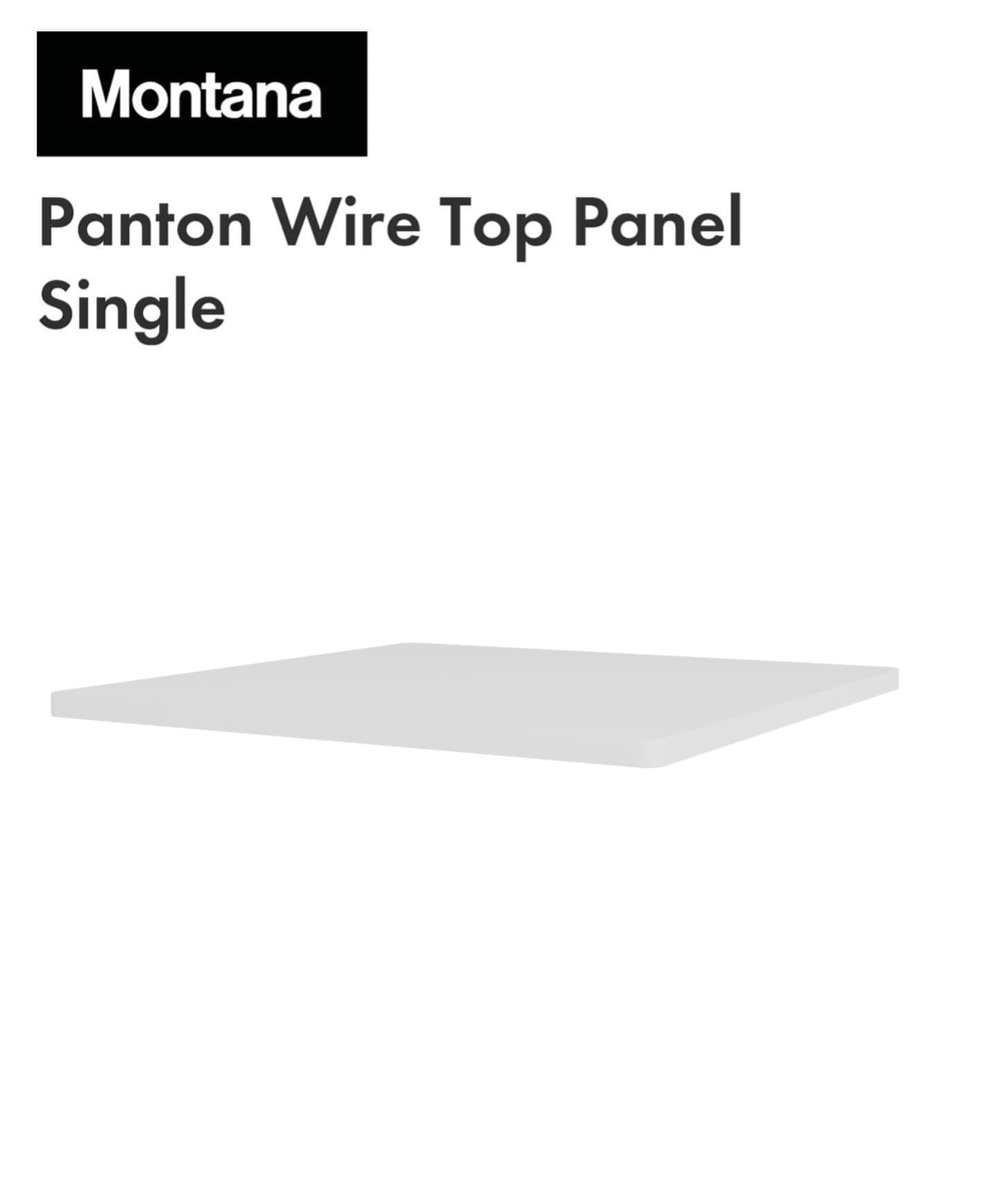 Montana/モンタナ】Panton Wire Top Panel Single トップパネル（収納