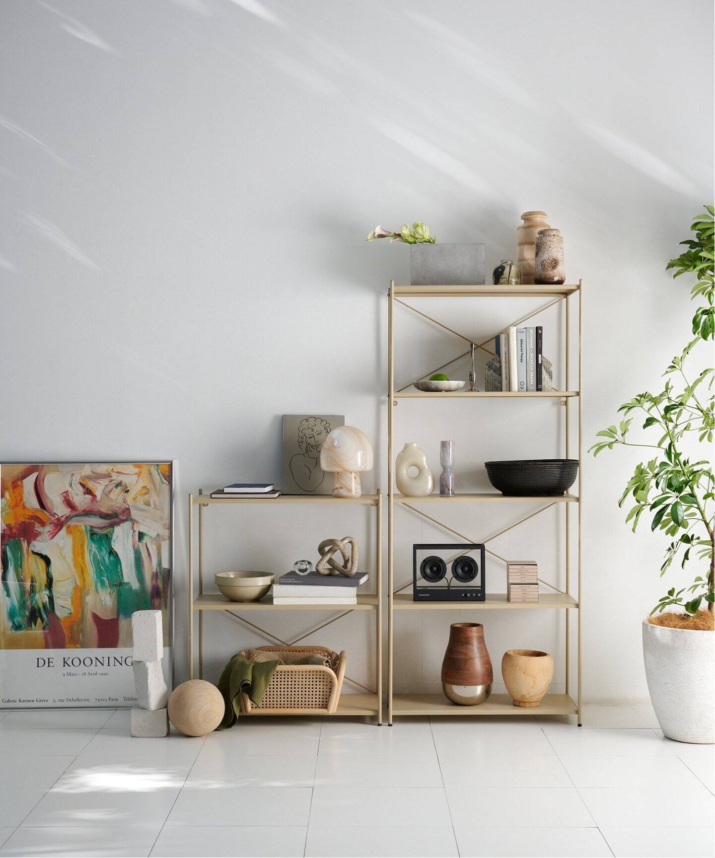 ジャーナルスタンダードファニチャー正規品　ホルテシェルフ　Lサイズ 大型商品》HOLTE X SHELF L sand ホルテ シェルフ（収納家具