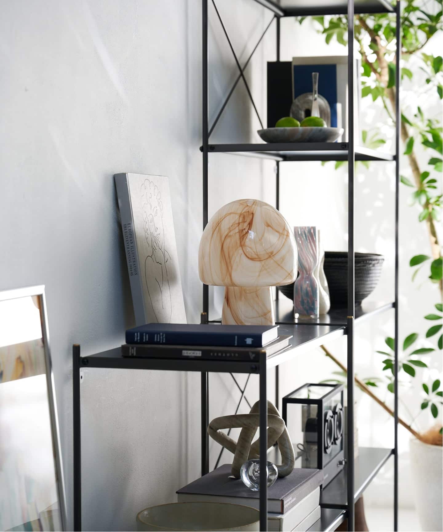 大型商品》HOLTE X SHELF S charcoal ホルテ シェルフ（収納家具