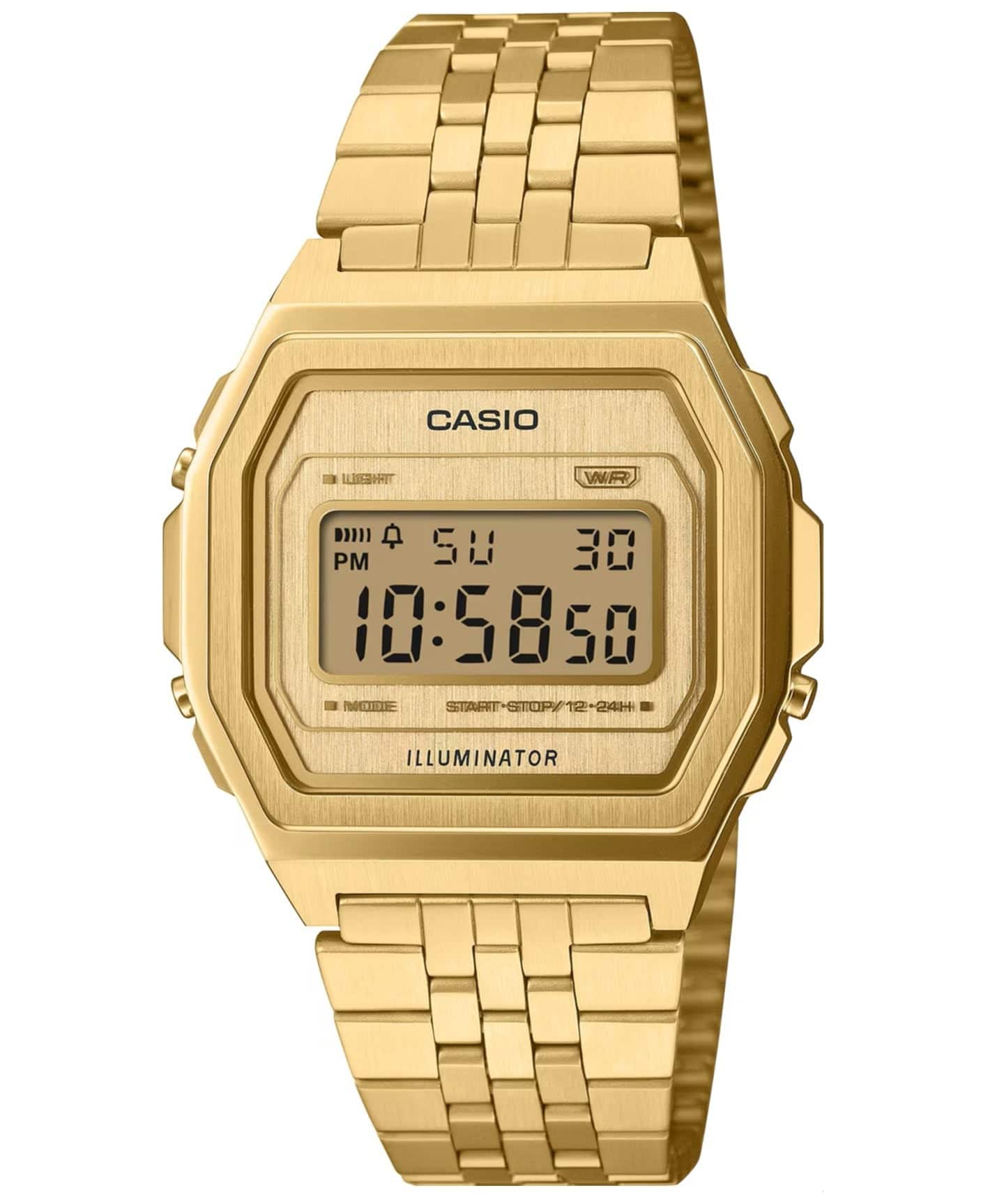 【新品・未使用】 CASIO A1000G-9JF ゴールド腕時計 CASIO / カシオ 】 A1000G-9JF：ゴールド 時計（新品）｜WORLDLY-WISE