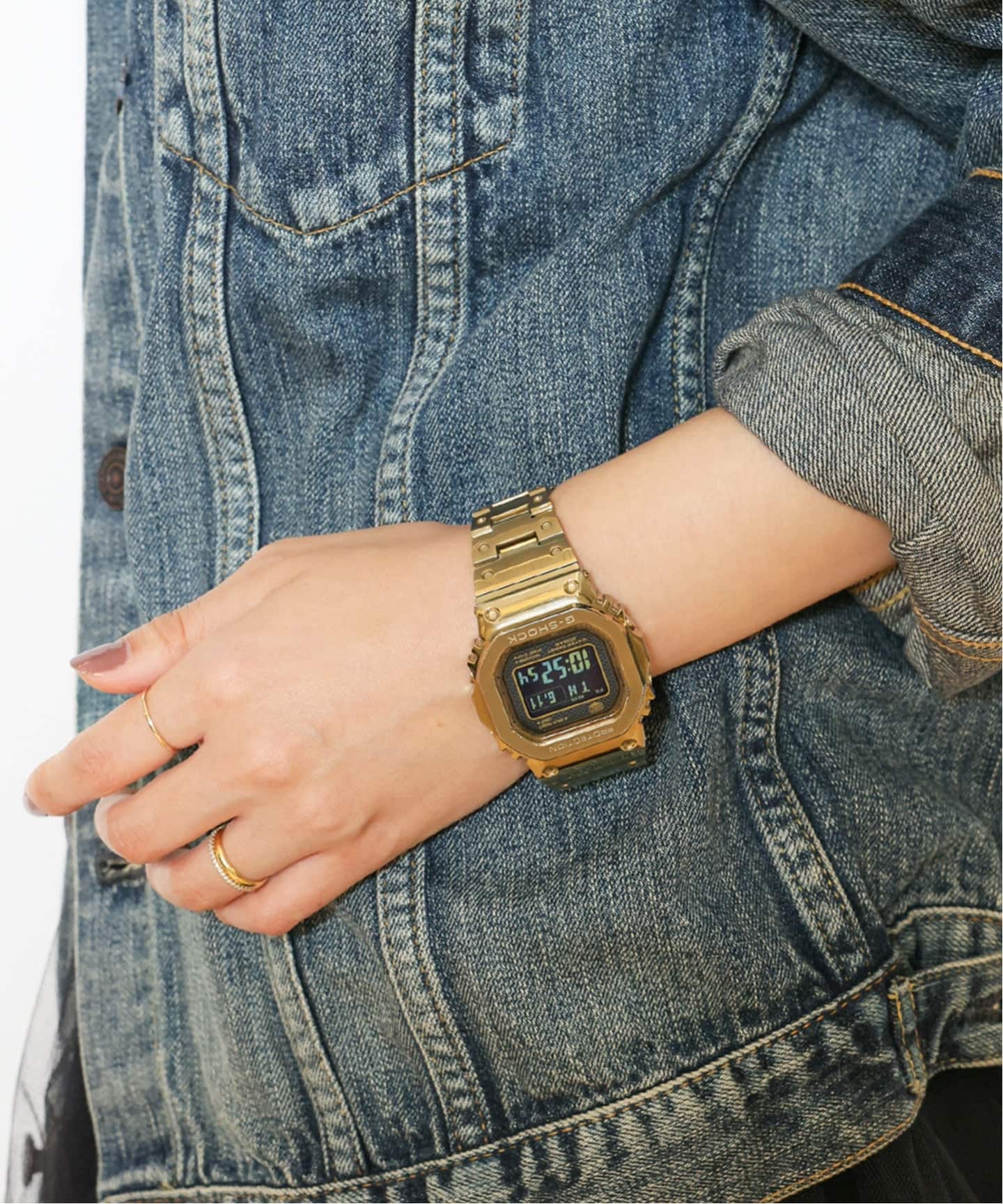 ク*ン様 CASIO G-SHOCK ゴールド メタルバンド 腕時計 CASIO/カシオ】 G-SHOCK FULL METAL GOLD（新品）｜MUSE de Deuxieme