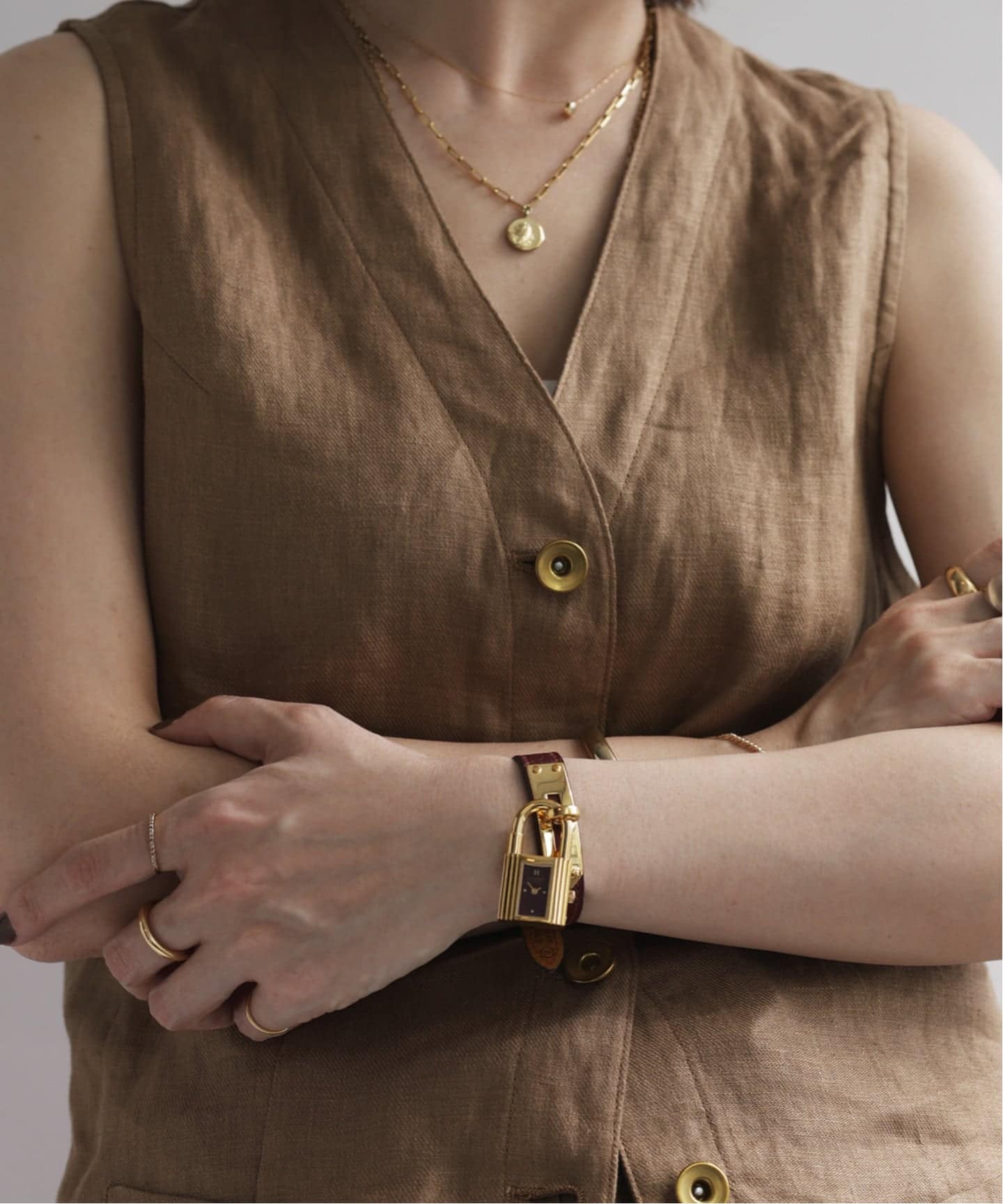 HERMES Kelly Watch Bordeaux（ヴィンテージ）｜HIROB（ヒロブ）の通販