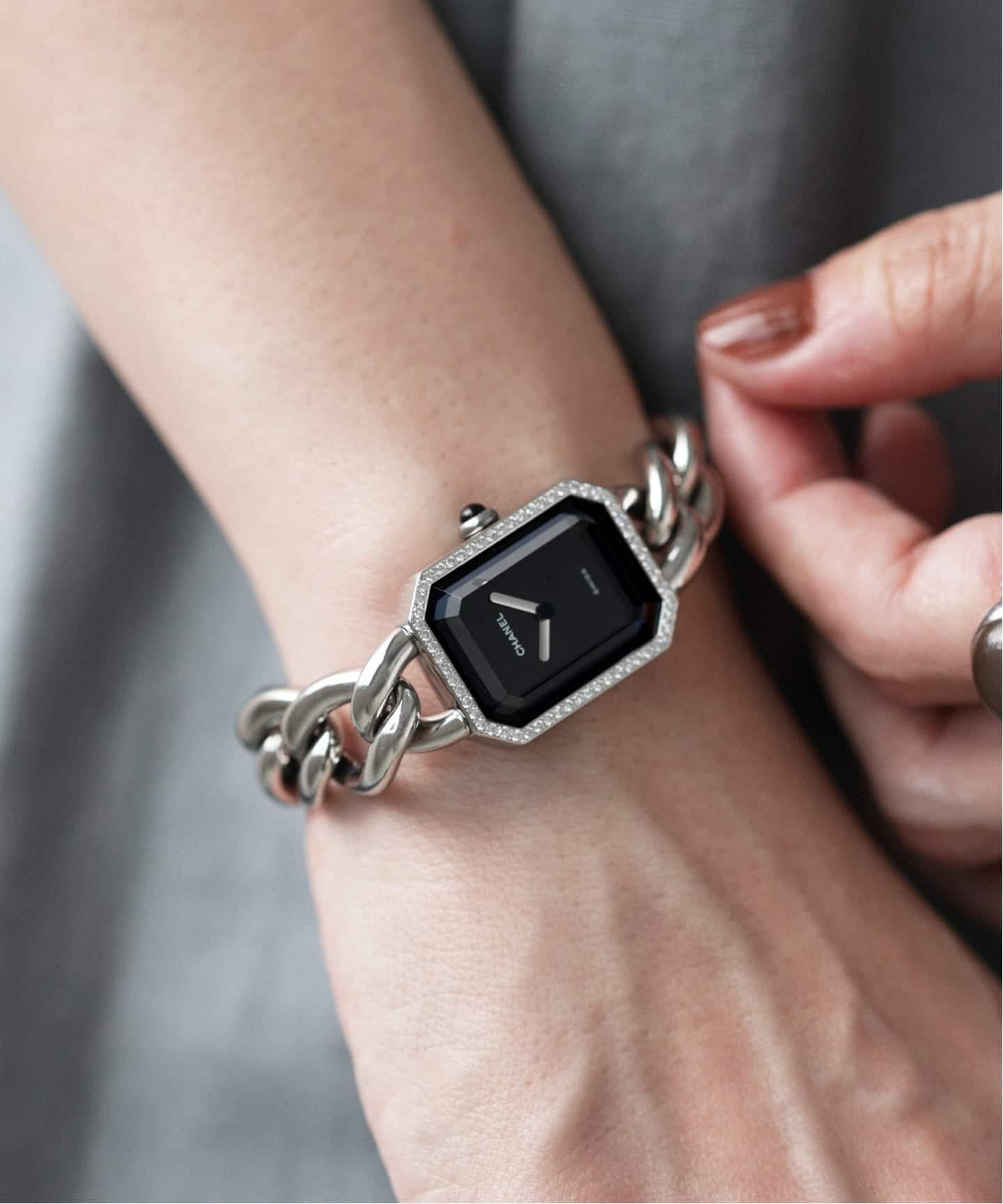 CHANEL Premiere metal chain size S / Diamond（ヴィンテージ