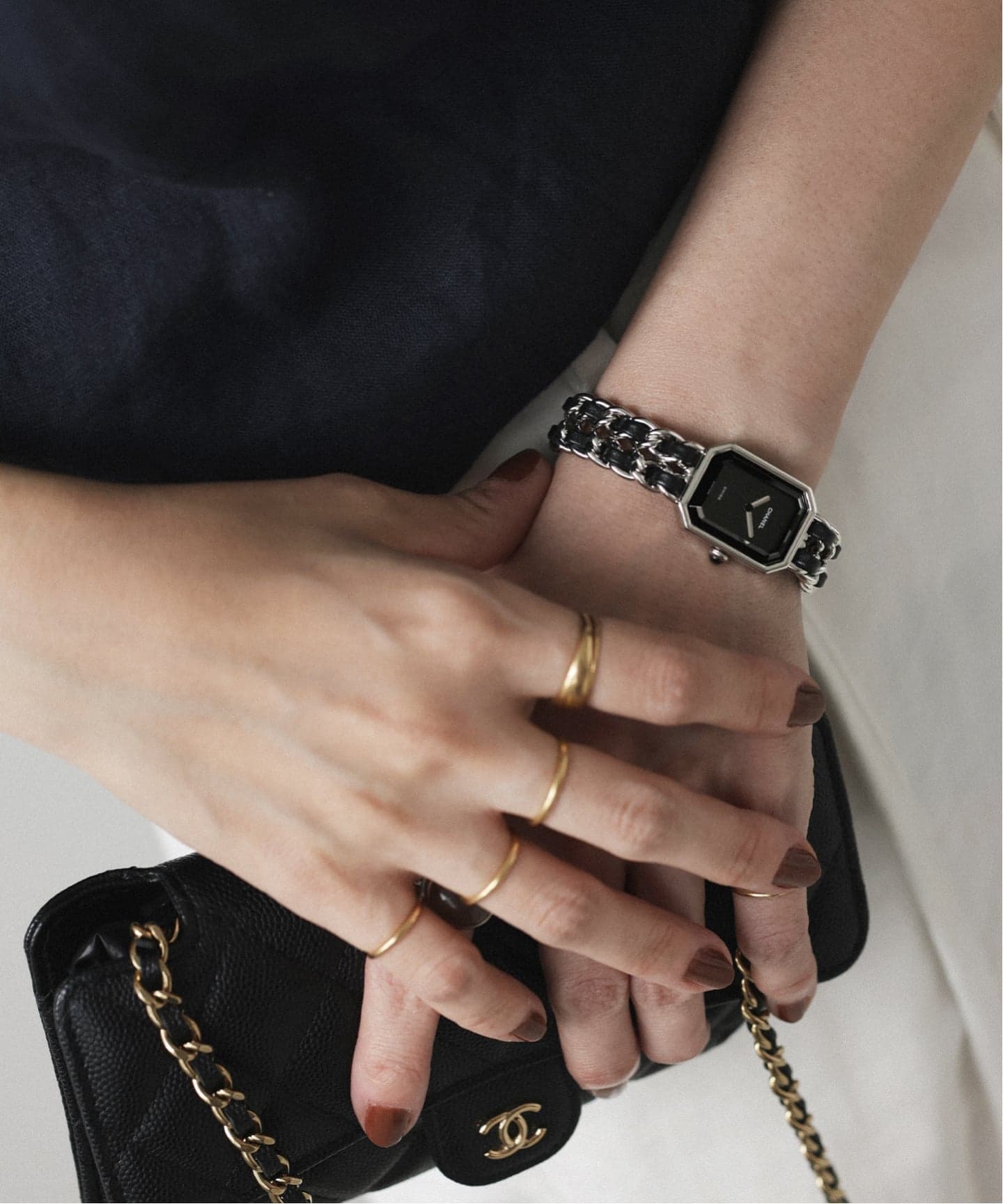 CHANEL Premiere Silver Size M（ヴィンテージ）｜HIROB（ヒロブ）の