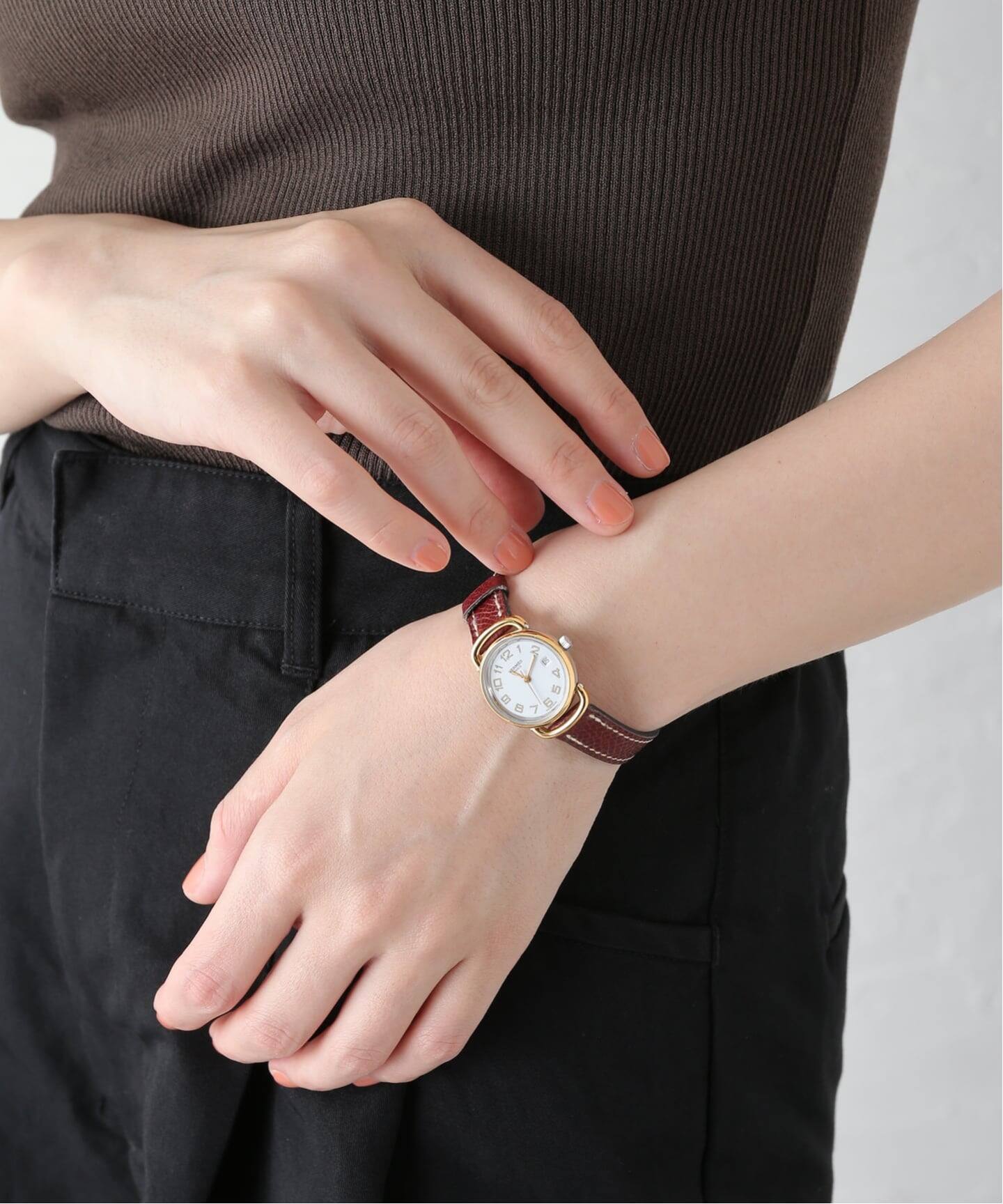 HERMES Pullman White / Leather band（ヴィンテージ）｜HIROB（ヒロブ