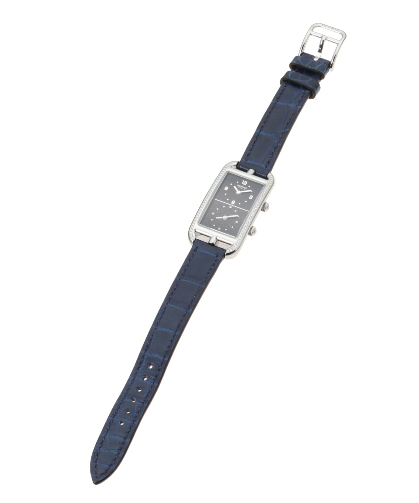 HERMES Nantucket Black Dual time / Diamond（ヴィンテージ）｜HIROB