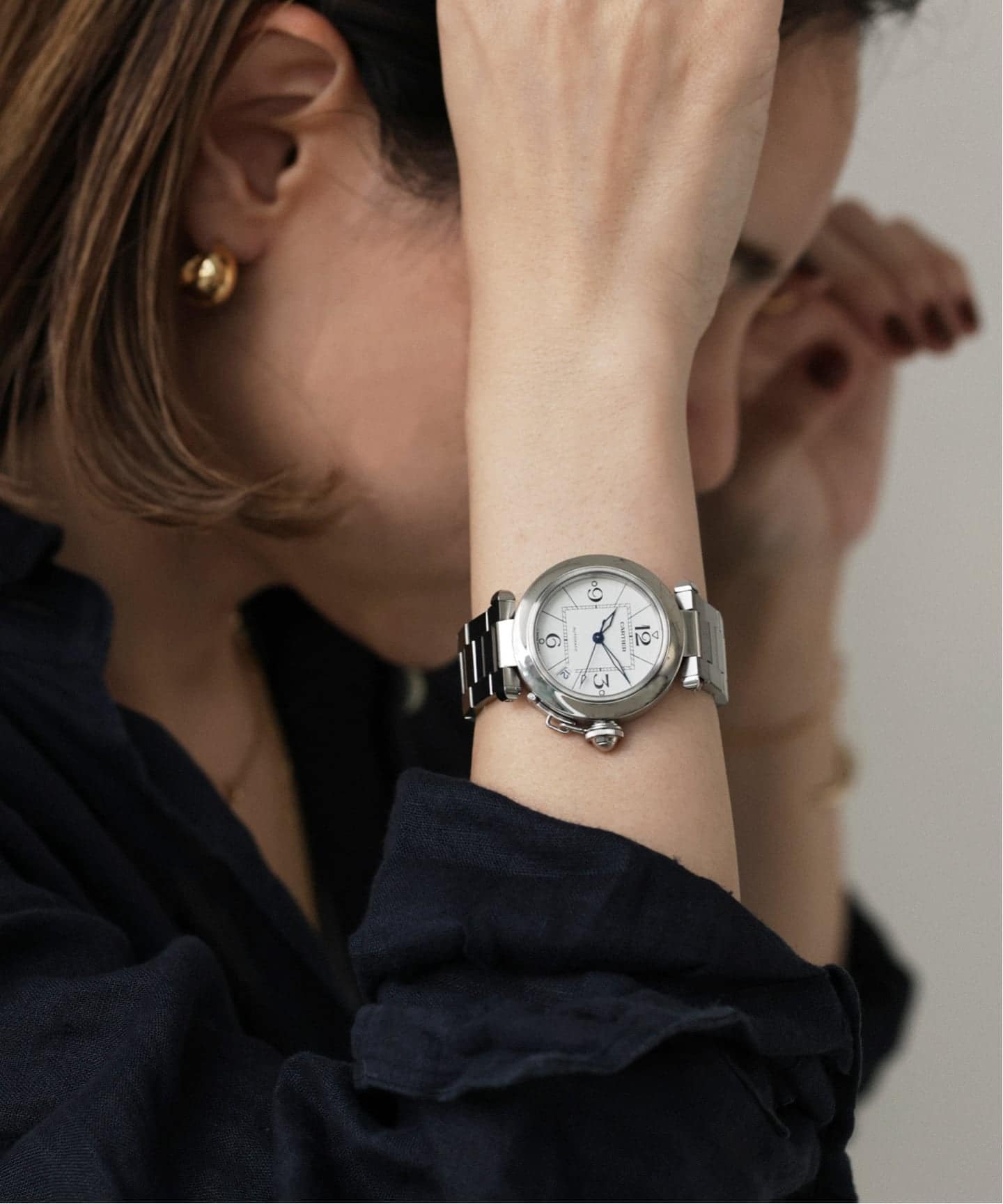 Cartier Pasha C 自動巻き時計 本体 Cartier Pasha C White / Automatic（ヴィンテージ）｜HIROB（ヒロブ