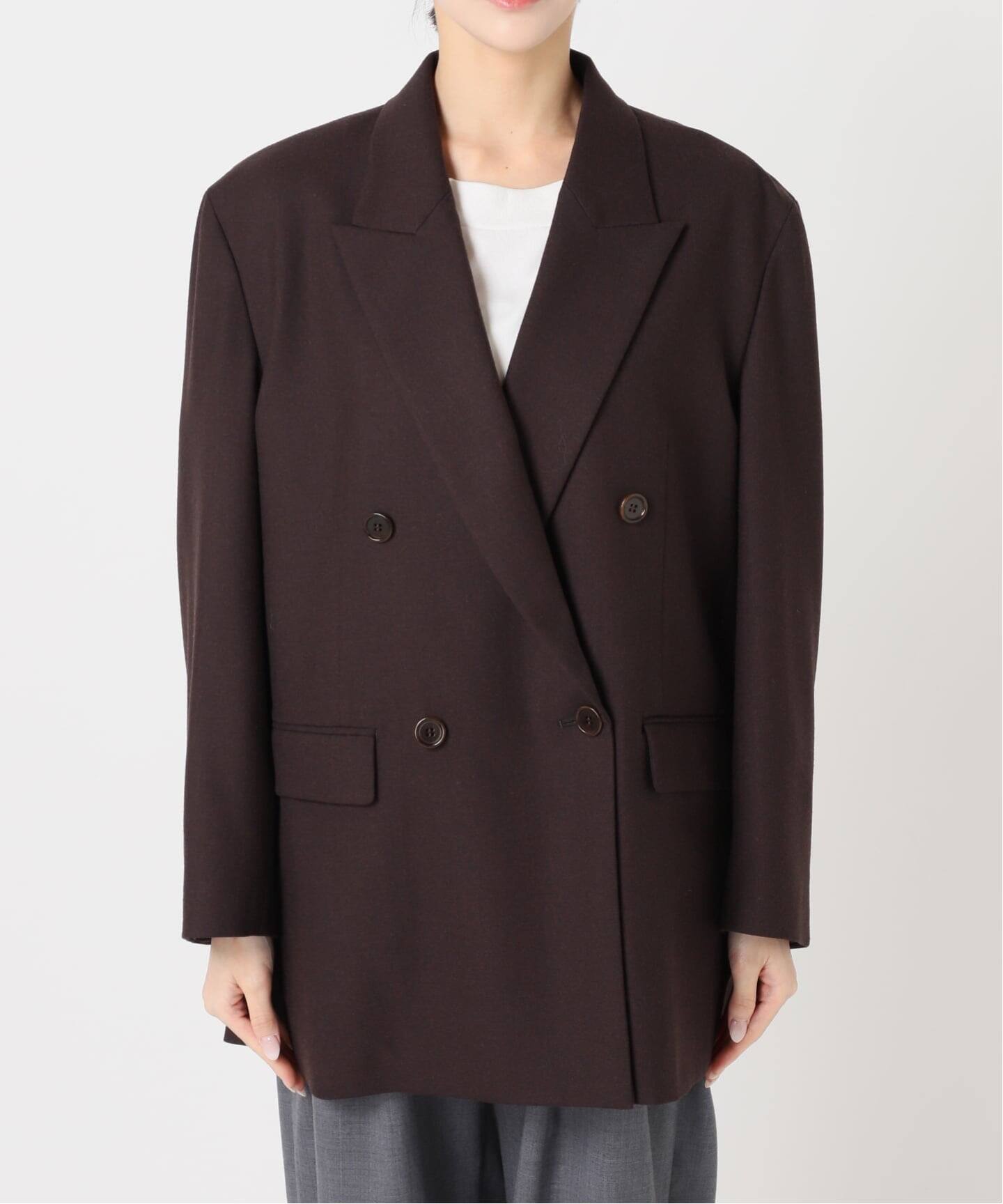 CITYSHOP - 値下げ☆CITYSHOP オーバーサイズダブルジャケット ブラウン 予約》DOUBLE OVER ジャケット（その他ジャケット・スーツ）｜CITYSHOP