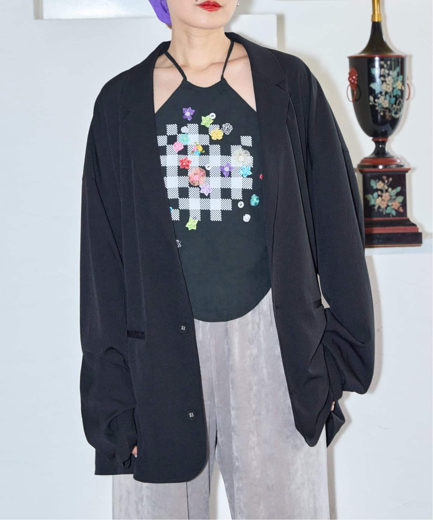 新品　CITYSHOP シティショップ　OVER ジャケット　ブラック OVER ジャケット（その他ジャケット・スーツ）｜CITYSHOP（シティ