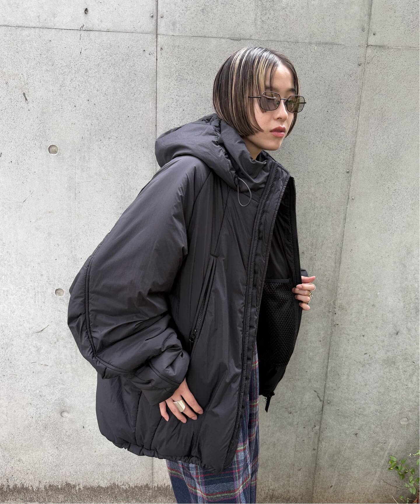 WILDTHINGS ブラック　中綿　アウター　130cm 予約》WILD THINGS 別注 BIG HAPPY JACKET：中綿ジャケット（中綿