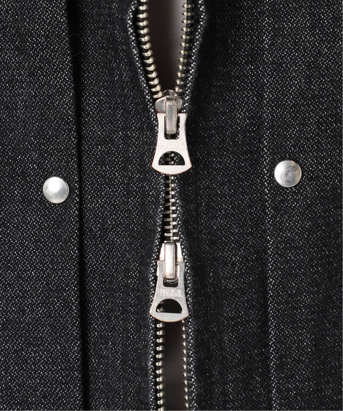 90s Wrangler BLACK DENIM JACKET 日本製 短丈 WRANGLER 別注 デニムジャケット（デニムジャケット）｜CITYSHOP