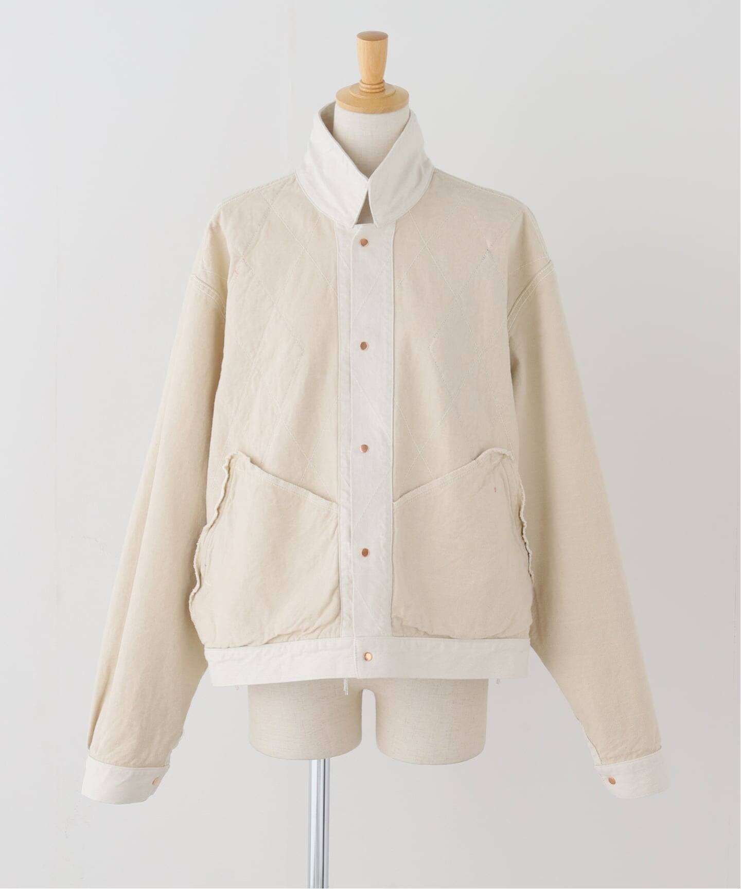 KURO ARGYLE SASHIKO DENIM JACKET 964242：デニムジャケット（デニム