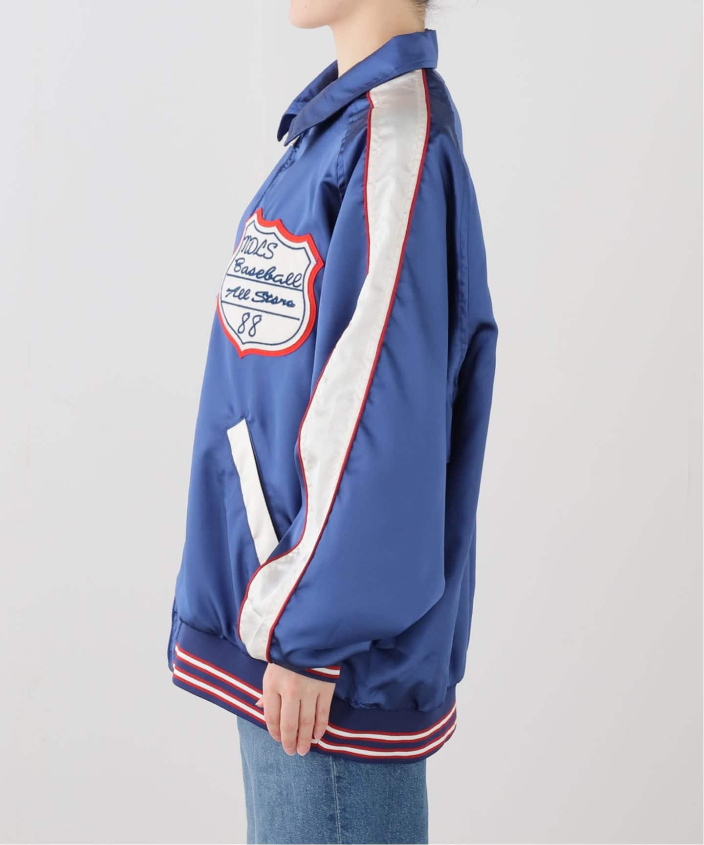 Needles ネイビー ジップアップジャケット M NEEDLES TADIUM JACKET SX216：ジャケット（その他ジャケット・スーツ