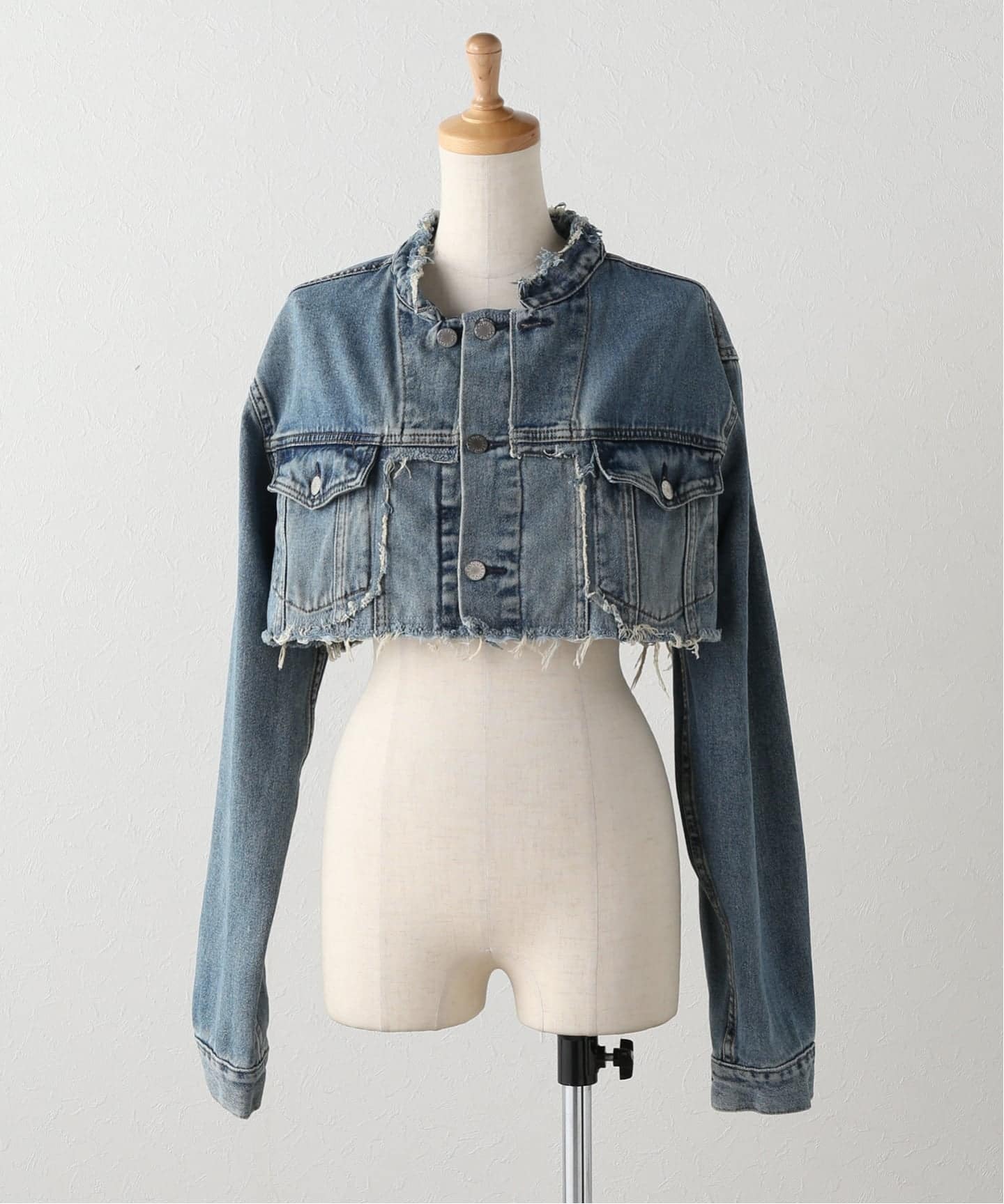 QUIITO MICRO SRAND JK Q26S-J127：デニムジャケットのコーディネート