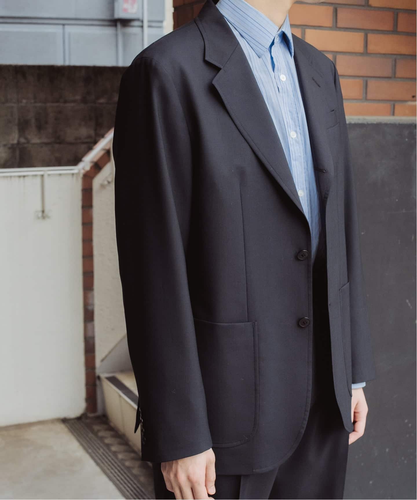 LE / エルイー】 WOOL SINGLE JK【セットアップ着用可】（テーラード