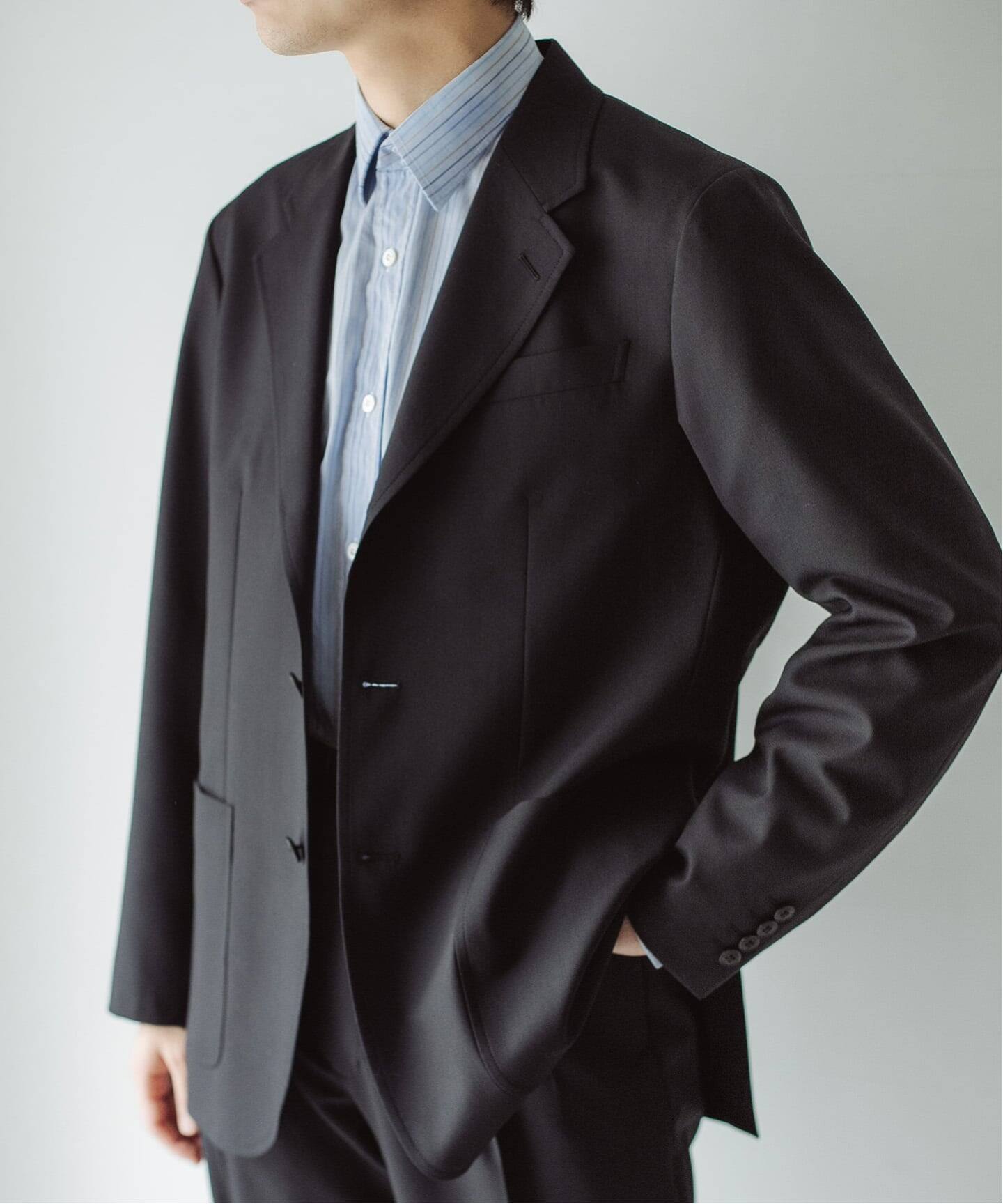 LE / エルイー】 WOOL SINGLE JK【セットアップ着用可】（テーラード 