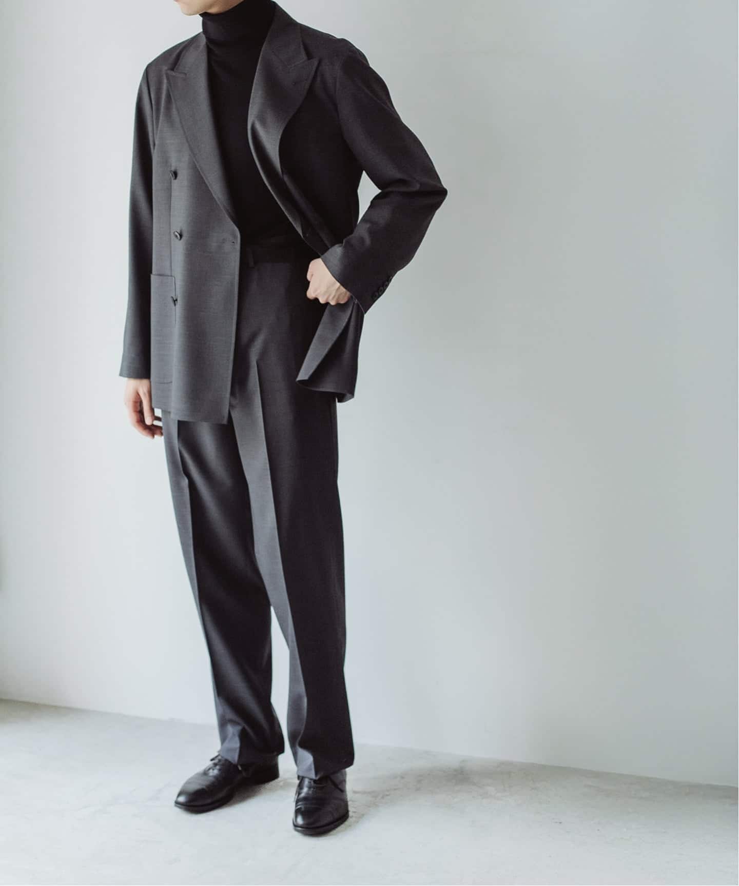 LE / エルイー】WOOL DOUBLE JK【セットアップ着用可】（テーラード