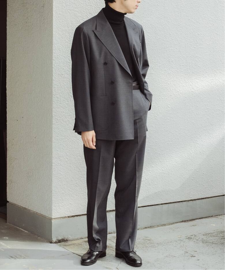 LE / エルイー】WOOL DOUBLE JK【セットアップ着用可】（テーラード 