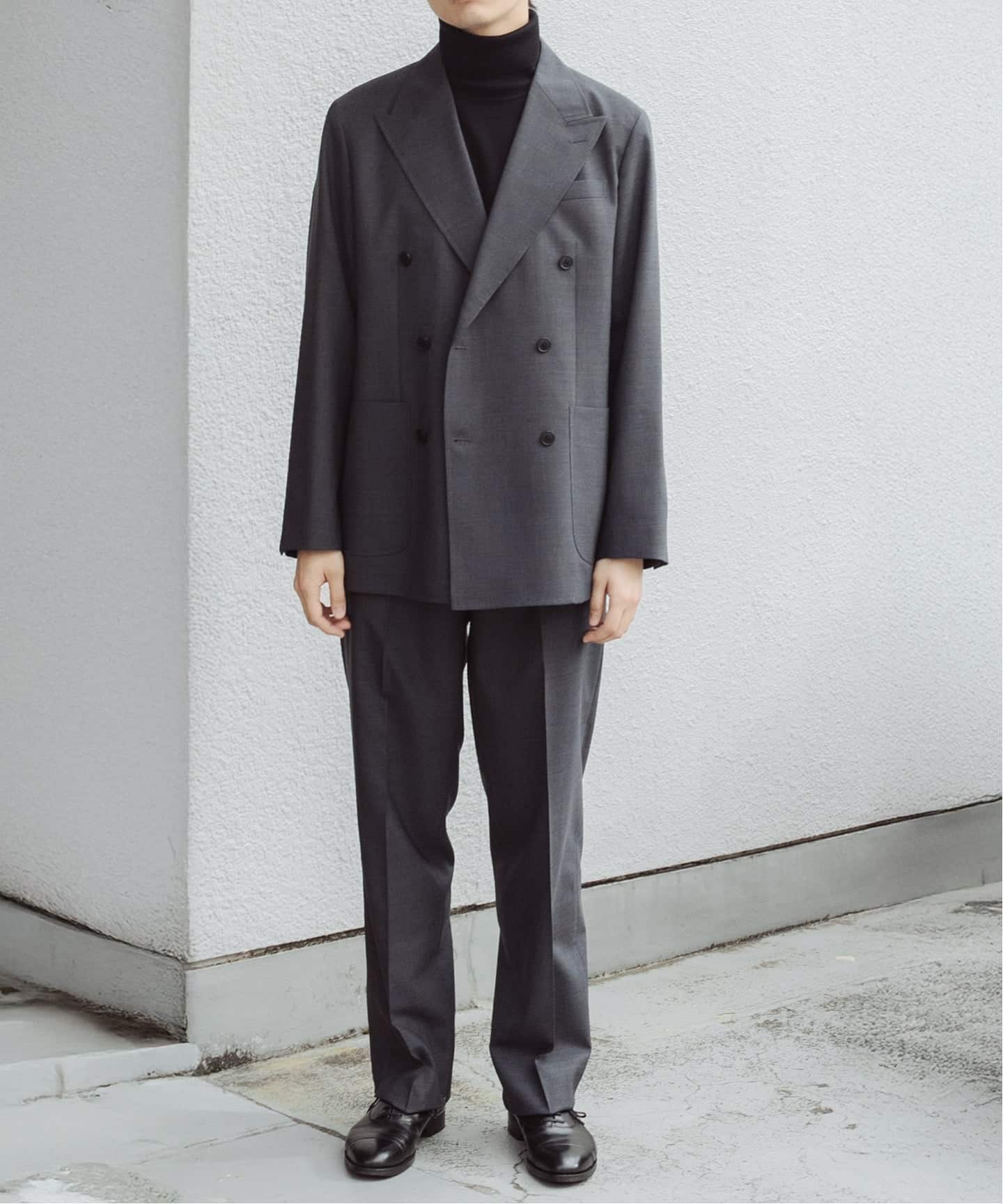 LE / エルイー】WOOL DOUBLE JK【セットアップ着用可】（テーラード