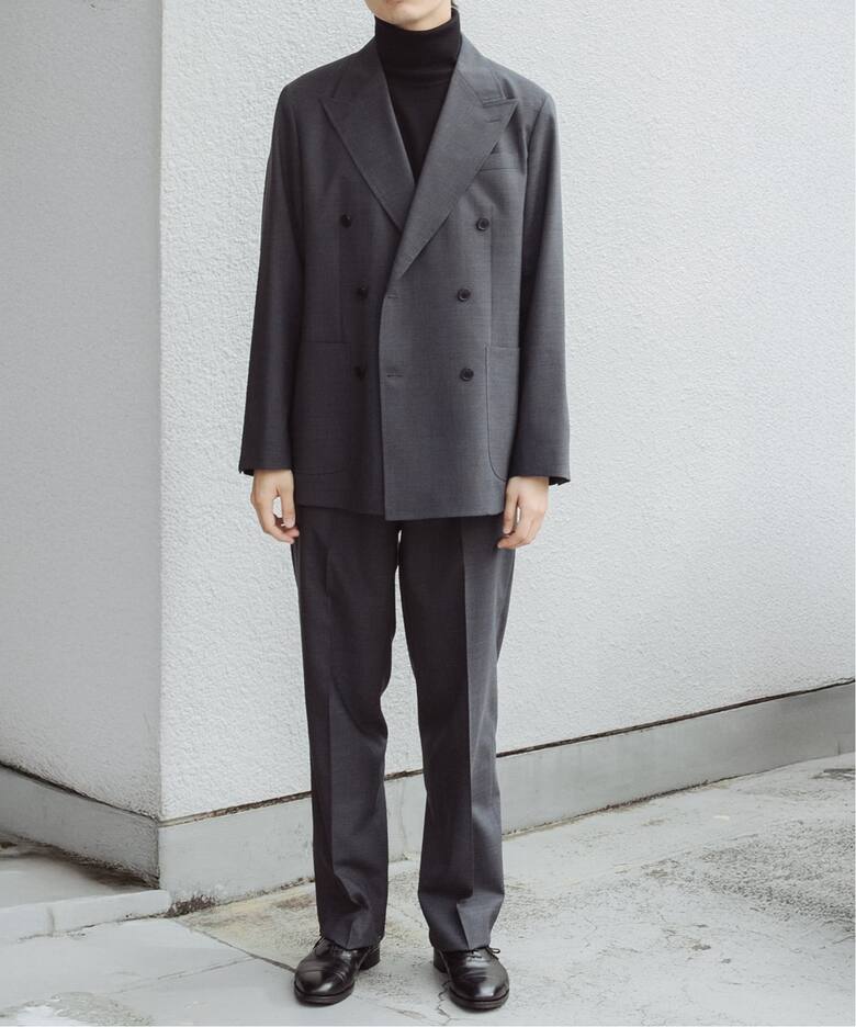 LE / エルイー】WOOL DOUBLE JK【セットアップ着用可】（テーラード 