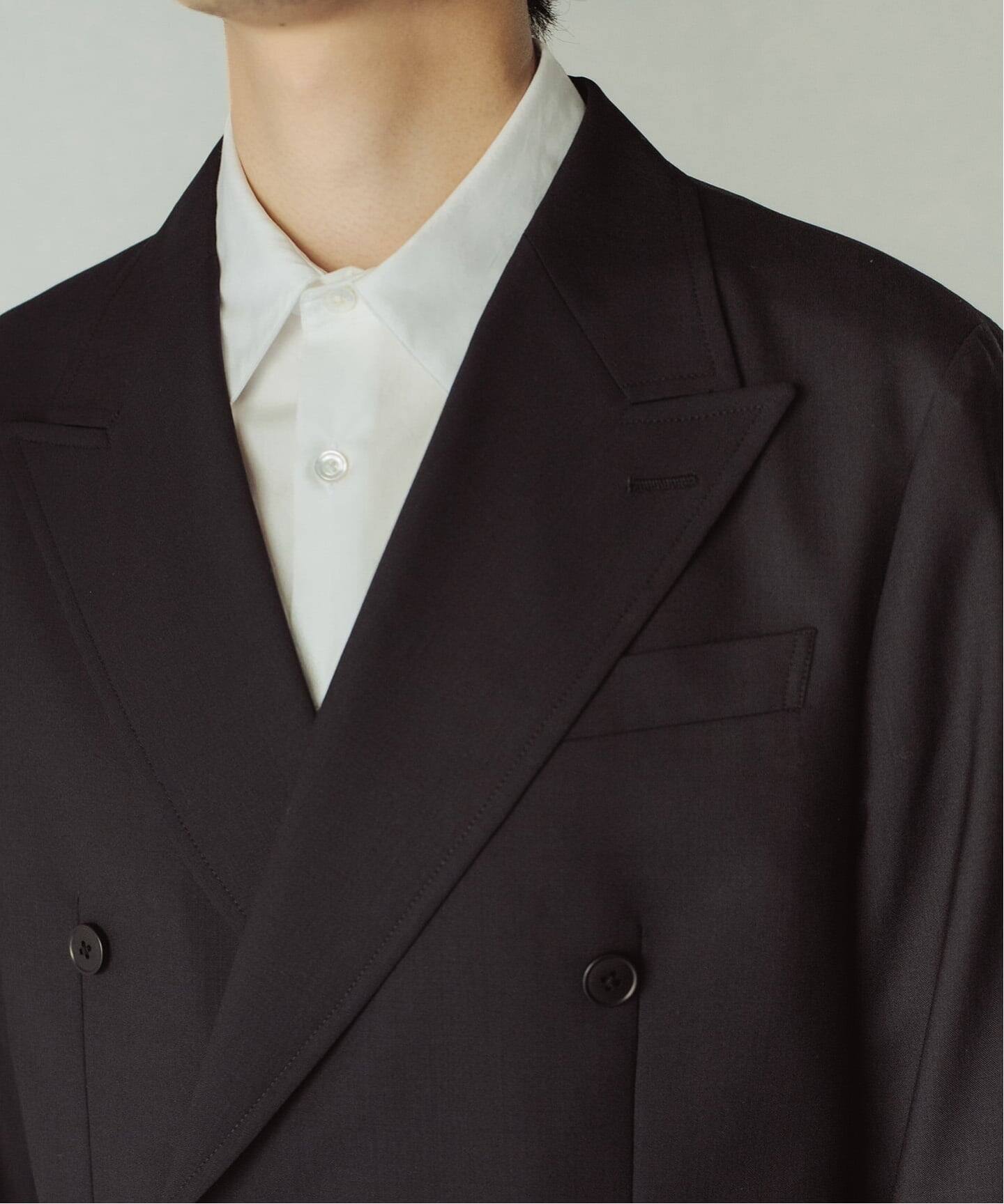 LE / エルイー】WOOL DOUBLE JK【セットアップ着用可】（テーラード