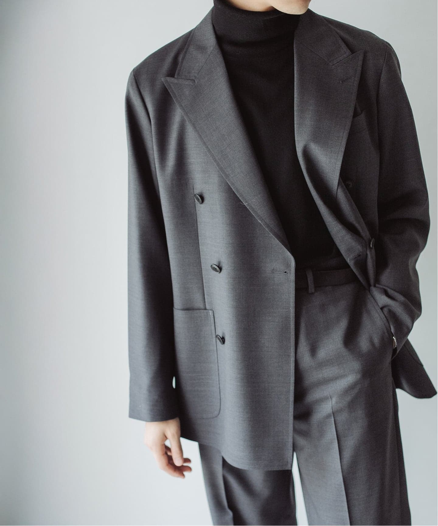 予約》【LE / エルイー】WOOL DOUBLE JK【セットアップ着用可