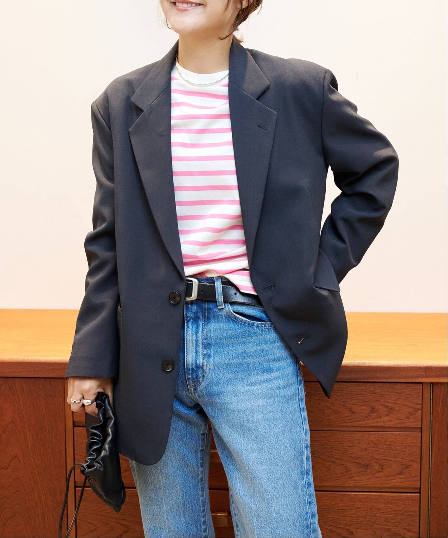 WEB・横浜店限定カラーありORDINARY 2ボタンテーラードジャケット 