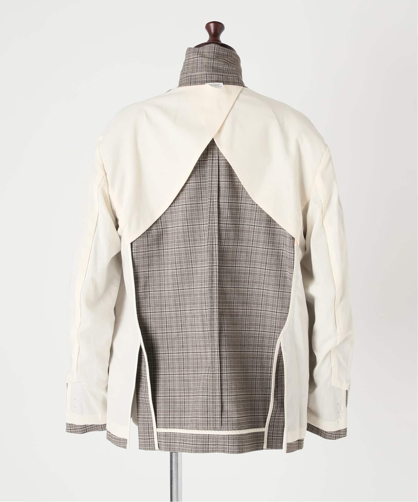 ORDINARY CHECK DOUBLE JACKETセットアップ対応（テーラードジャケット