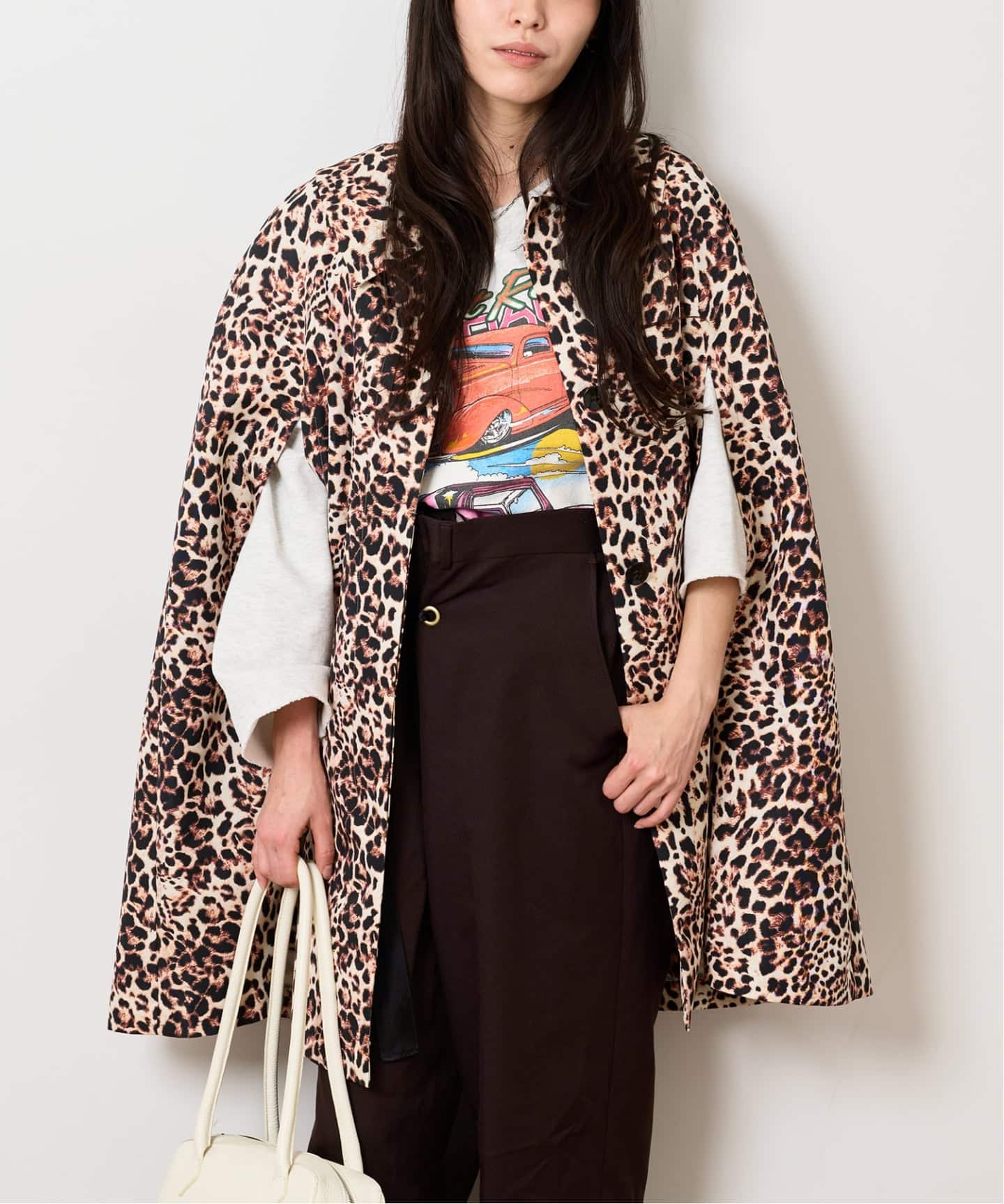 LEOPARD CAPE SPRING コート（ポンチョ・マント）｜Bonum（ボナム）の