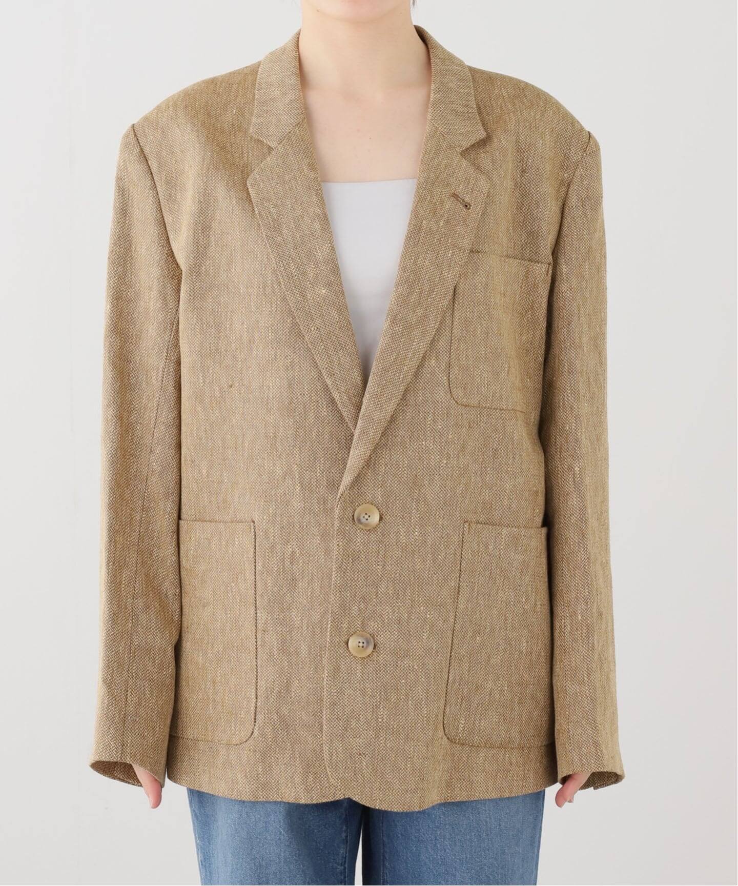 TODAYFUL Boyfriend Linen Jacket（テーラードジャケット）｜BOICE
