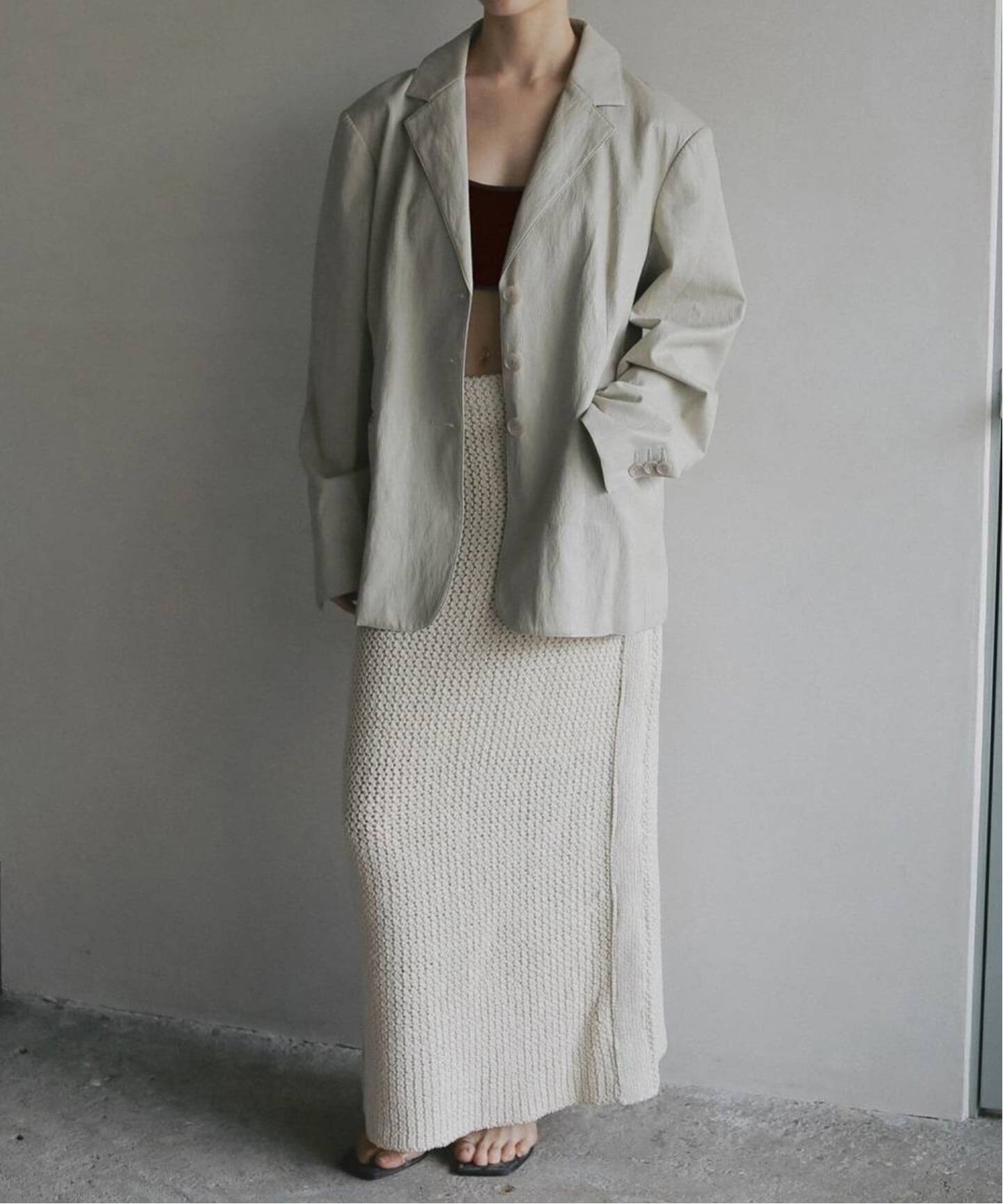 anuke Ecoleather Tailored Jacket（テーラードジャケット）｜BOICE