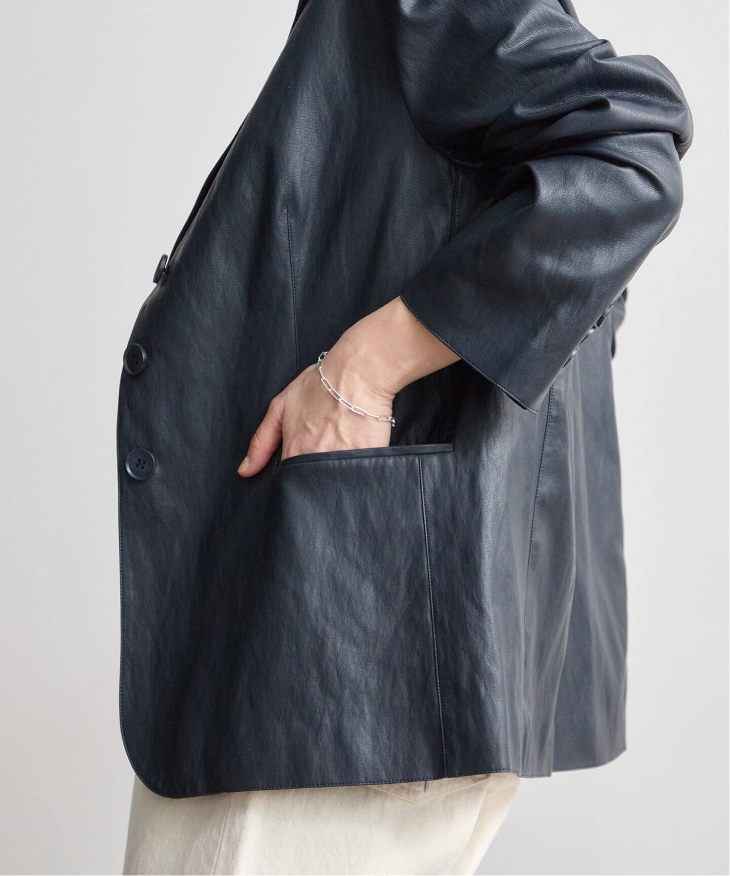 anuke Ecoleather Tailored Jacket（テーラードジャケット）｜BOICE